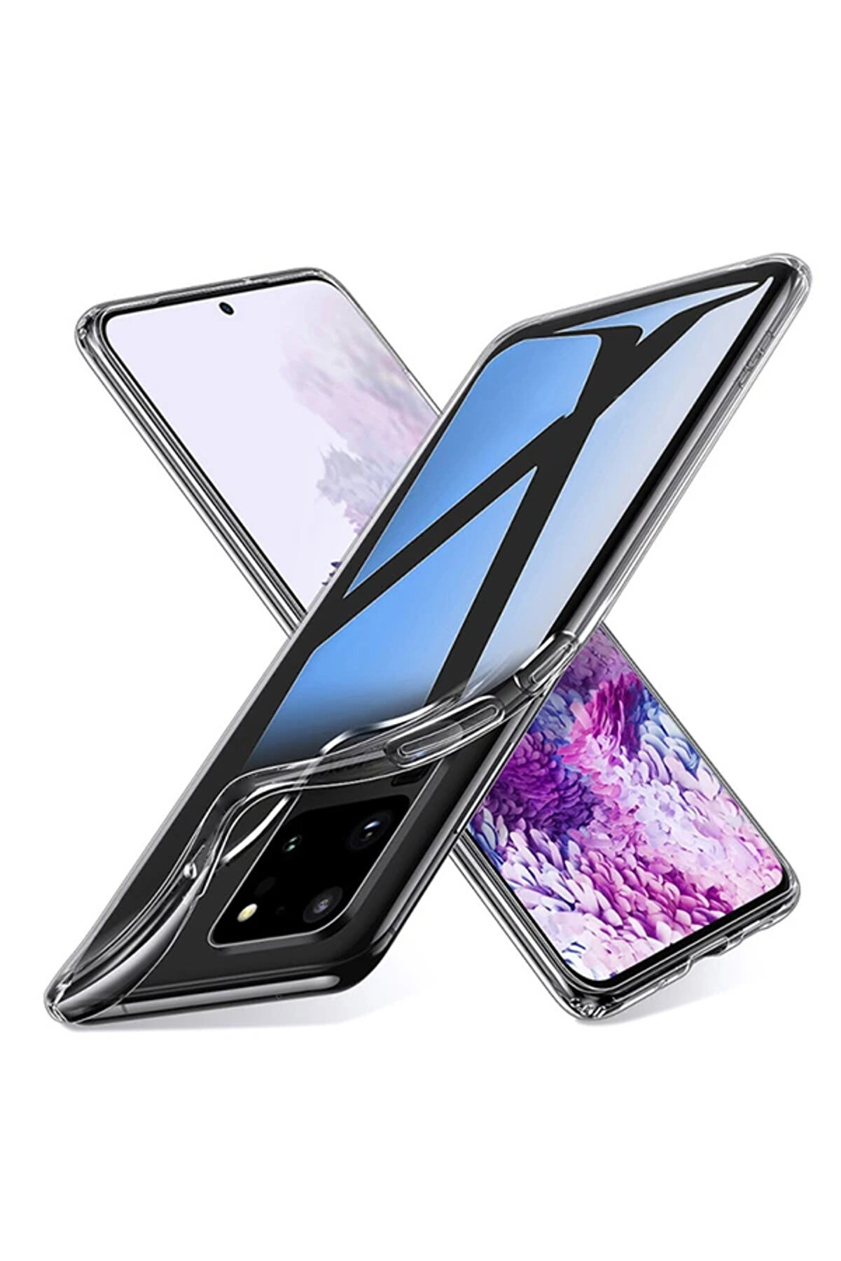 Ally Samsung Galaxy S20 Ultra Kamera Korumalı Si̇li̇kon Kılıf-(1903) - Dropx1396-3548