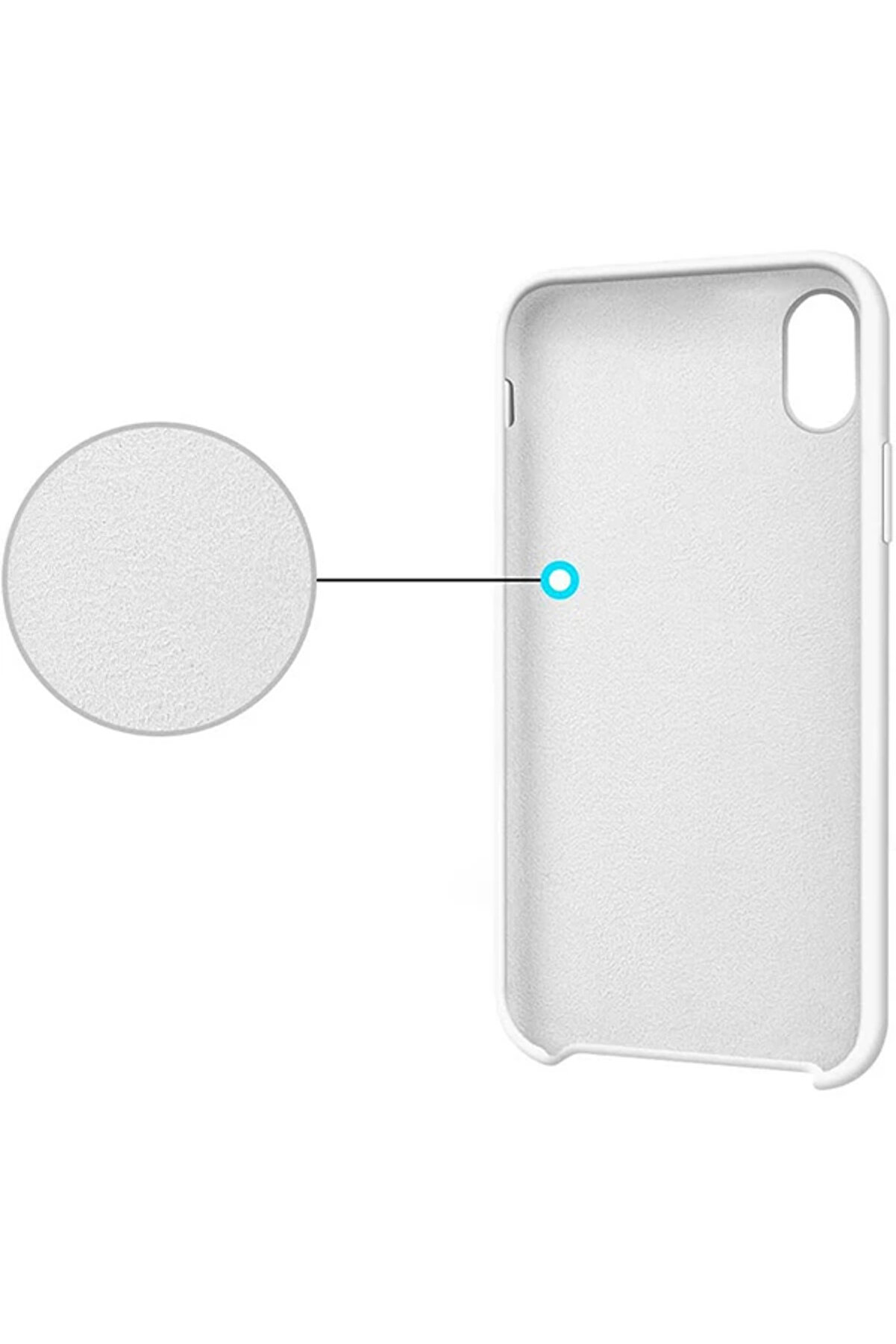 İphone Xs Max 6.5 Lansman Kılıf İçi̇ Kadi̇fe Soft Si̇li̇kon Kılıf-(5775) - Gms7800-6680
