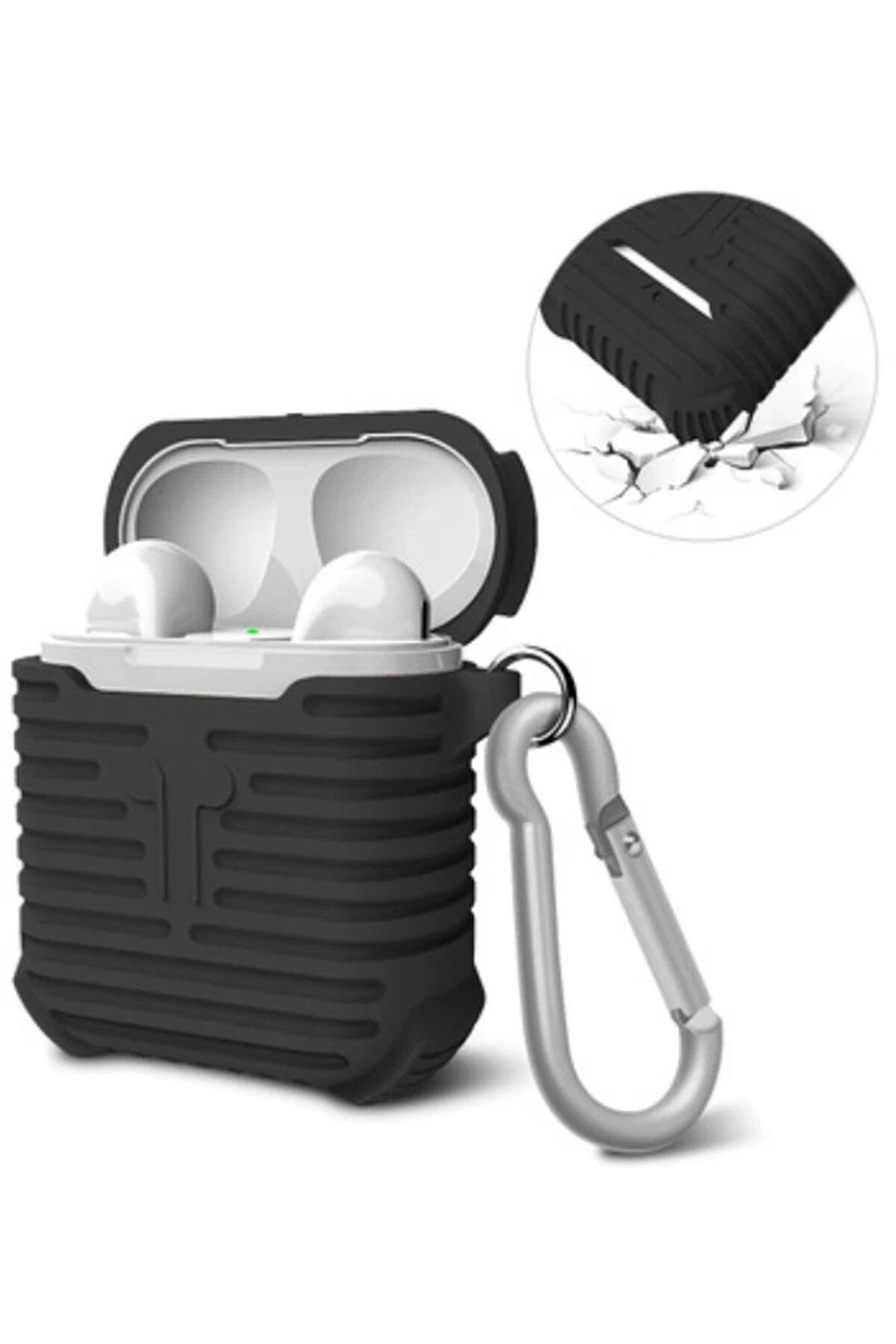 Ally Apple İçi̇n Sert Darbe Emi̇ci̇ Si̇li̇kon Kılıf Anahtarlıklı-(1903) - Dropx5329-3461