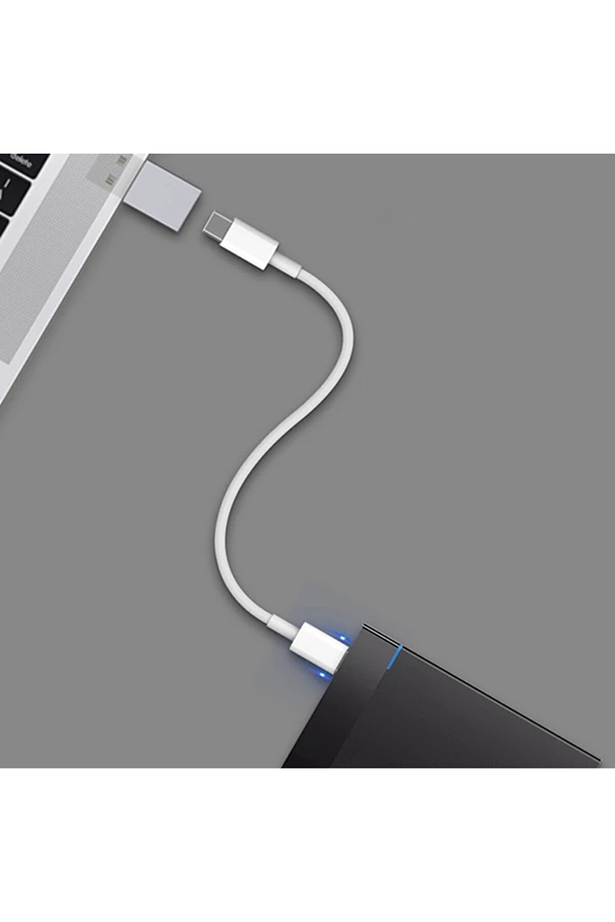 Ally Mh-301 Usb To Type-C Di̇şi̇ Çevi̇ri̇ci̇ Dönüştürücü Adaptör-(5775)