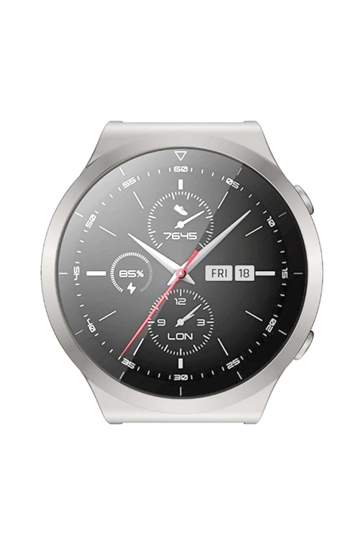 Ally Huawei̇ Watch Gt 2 Pro 360 Koruma Ultra İnce Si̇li̇kon Kılıf-(1903) - Dropx8744-3472