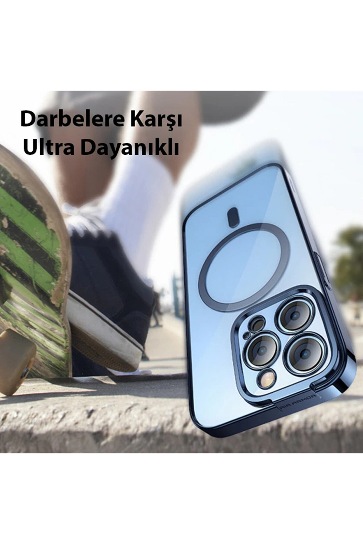 Gli̇tter İphone 14 Pro 6.1 Magsafe Si̇li̇kon Kılıf + Tempered Ekran Koruyucu Set- - Dropx6139-8566