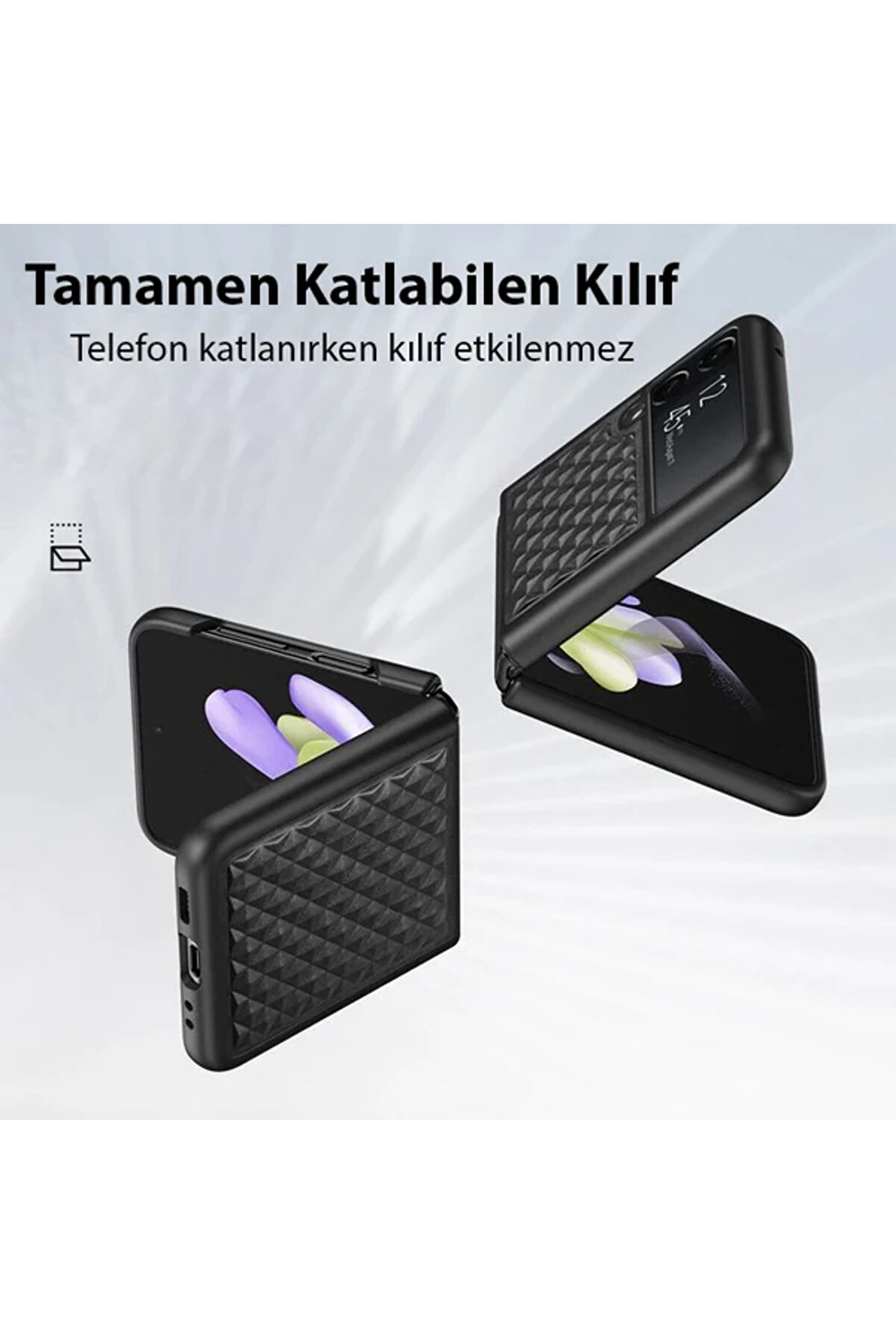 Dux Duci̇s Veni̇ce Seri̇es Samsung Galaxy Z Fli̇p3 5G İçi̇n Premi̇um Deri̇ Kılıf-(5775) - Gms8010-1410