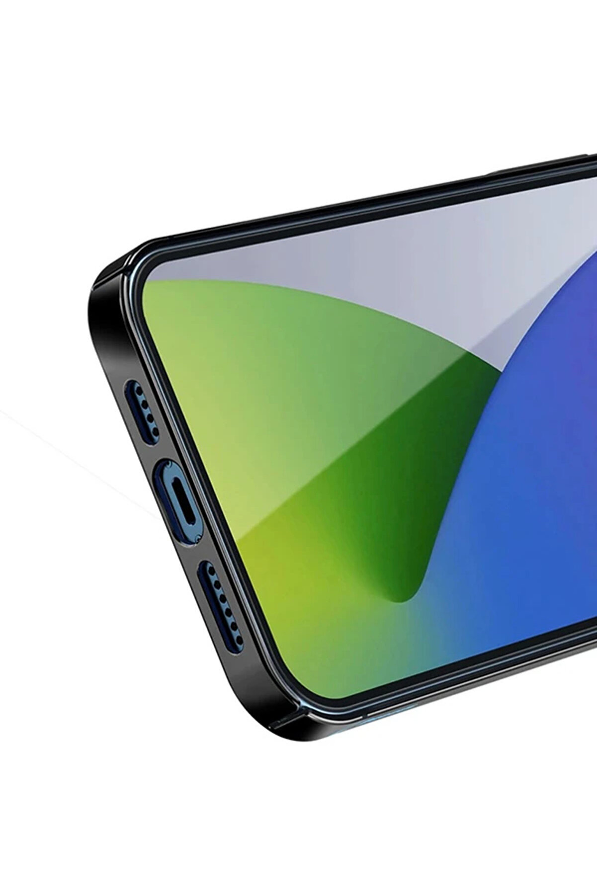 Gli̇tter İphone 12 Pro Max Şeffaf Lüx Si̇li̇kon Kılıf Soft Tpu Kılıf-(5775) - Gms7343-5265