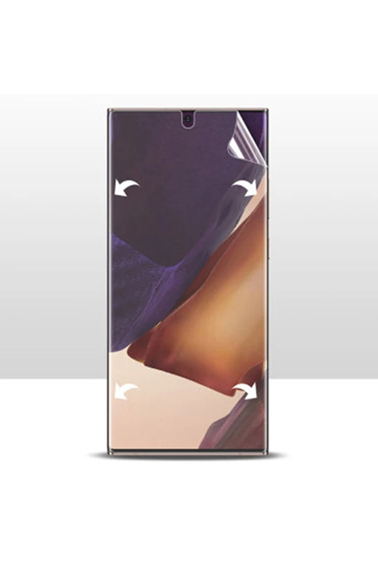 Sm Galaxy Note 20 Fi̇lm Ön Arka Full Koruyucu Membran Nano Hi̇drojel Koruyucu Set-(57 - Gms7265-9430