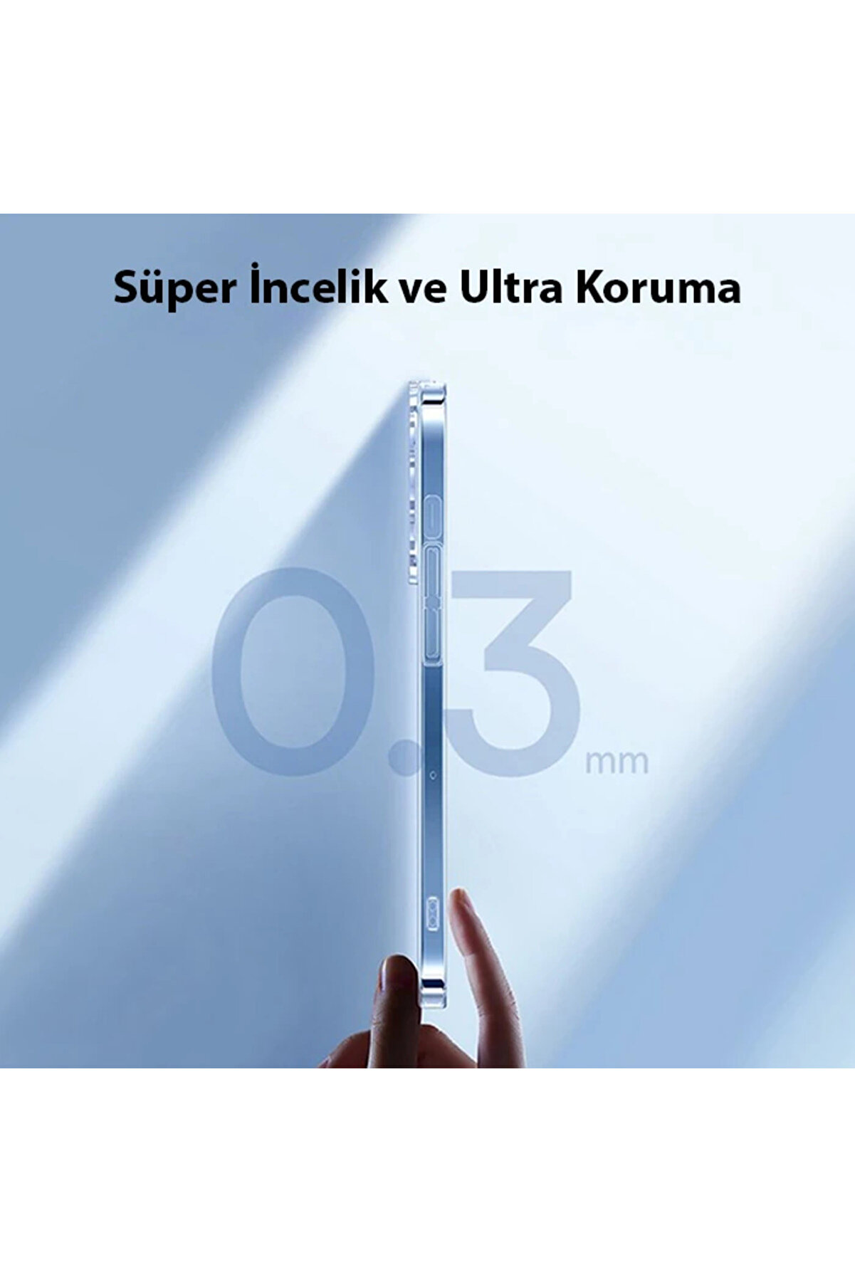 İphone 15 Crystal Seri̇si̇ Si̇li̇kon Kılıf + Tempered Ekran Koruyucu Set-(1903) - Dropx8377-1201