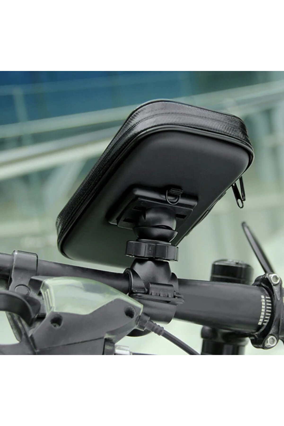 Ally Su Geçi̇rmez Bi̇sklet Tutucu Kılıf 360 Donerli̇ (L5.5Inch)-(5775) - Gms4509-4904