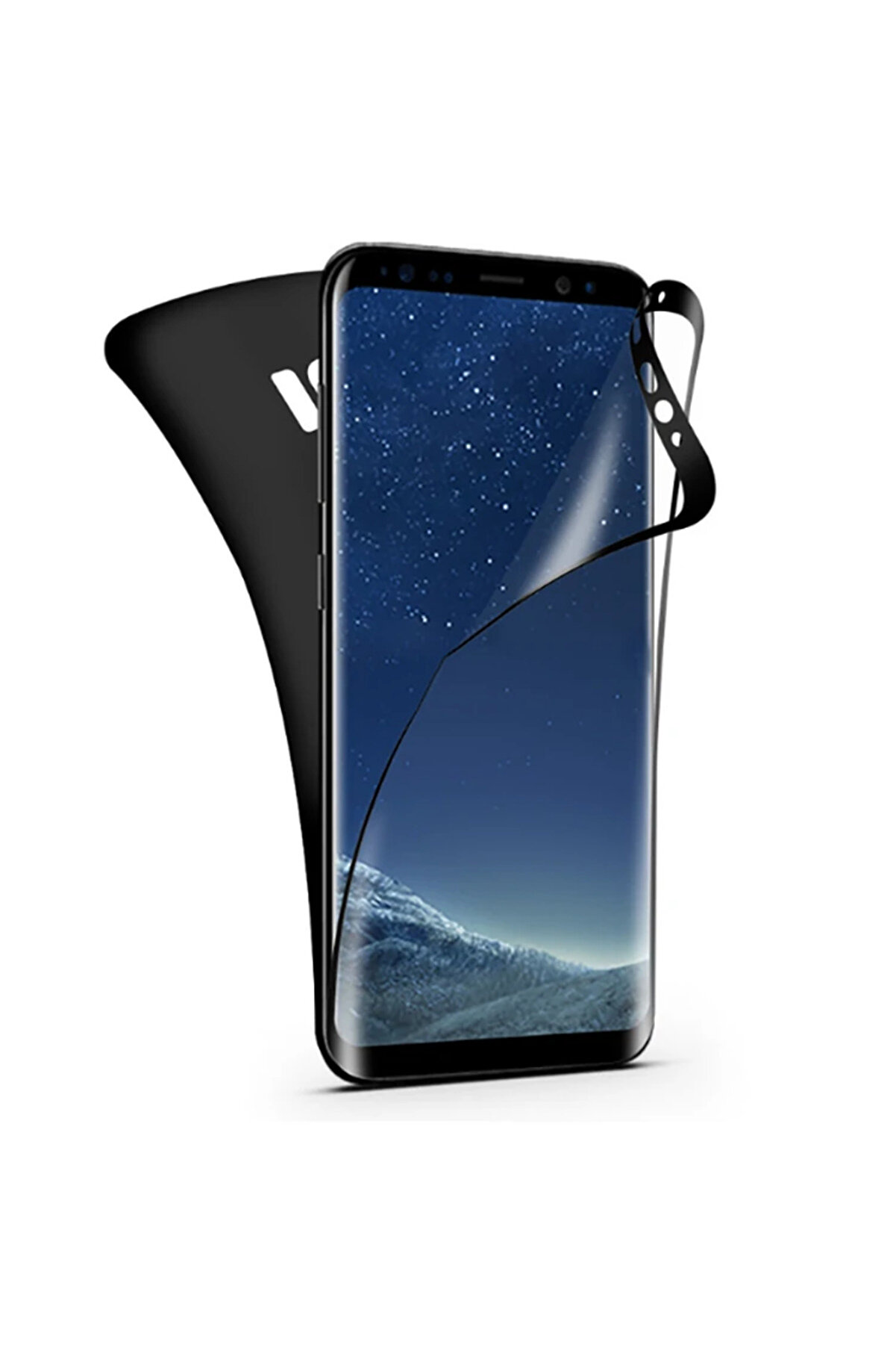 Sm Galaxy S9+ Plus Ön Arka 3D Darbe Emi̇ci̇ Pet Renkli̇ Full Koruyucu-(5775) - Gms5308-7216