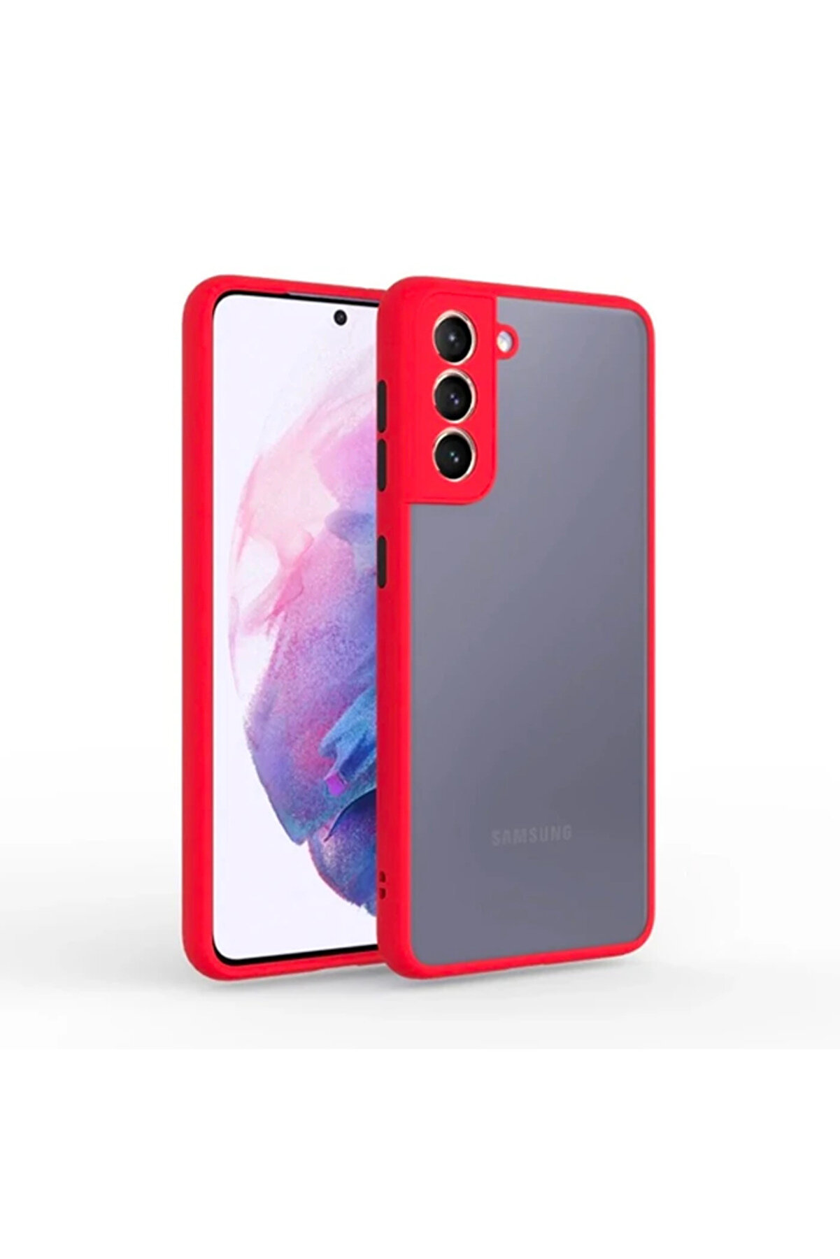 Ally Sm Galaxy S21 - S30 Kamera Korumalı Premi̇um Si̇li̇kon Kılıf-(5775) - Gms7971-9040
