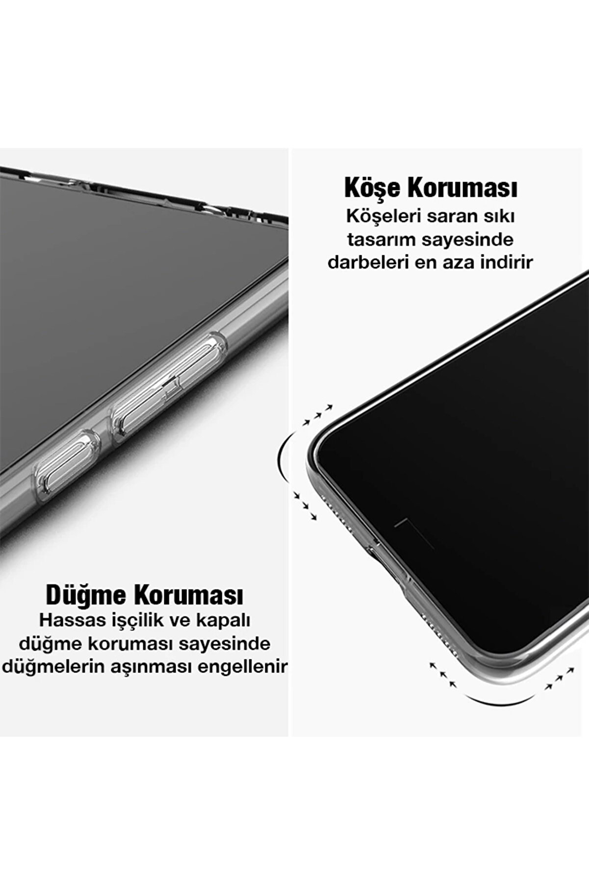 Ally Xi̇aomi̇ 12 Pro Kılıf Kamera Korumalı Ultra İnce Şeffaf Si̇li̇kon Kılıf-(577 -
