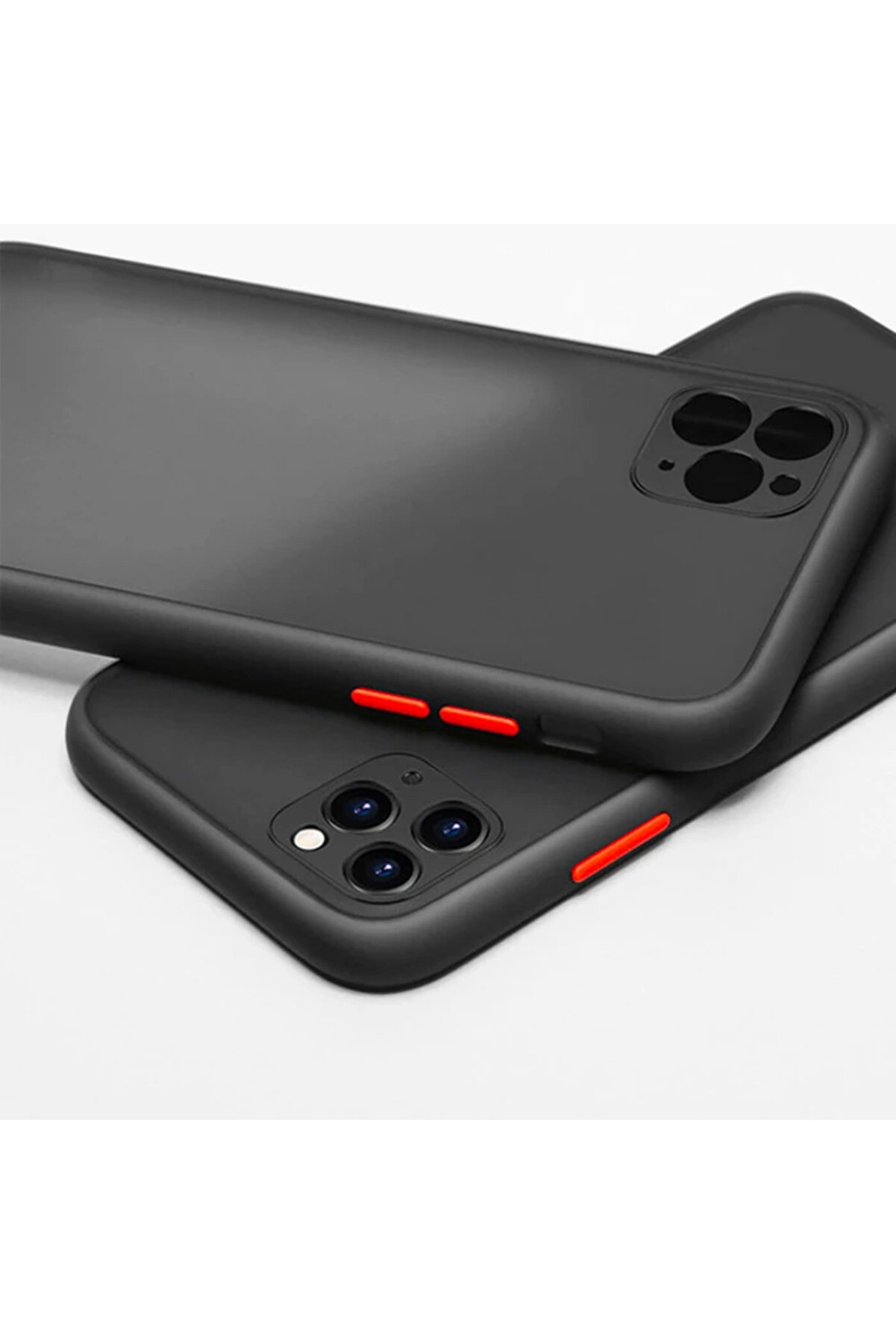 İphone 11 Pro 5.8İnç Kamera Korumalı Premi̇um Si̇li̇kon Kılıf-(5775) - Gms9548-6150