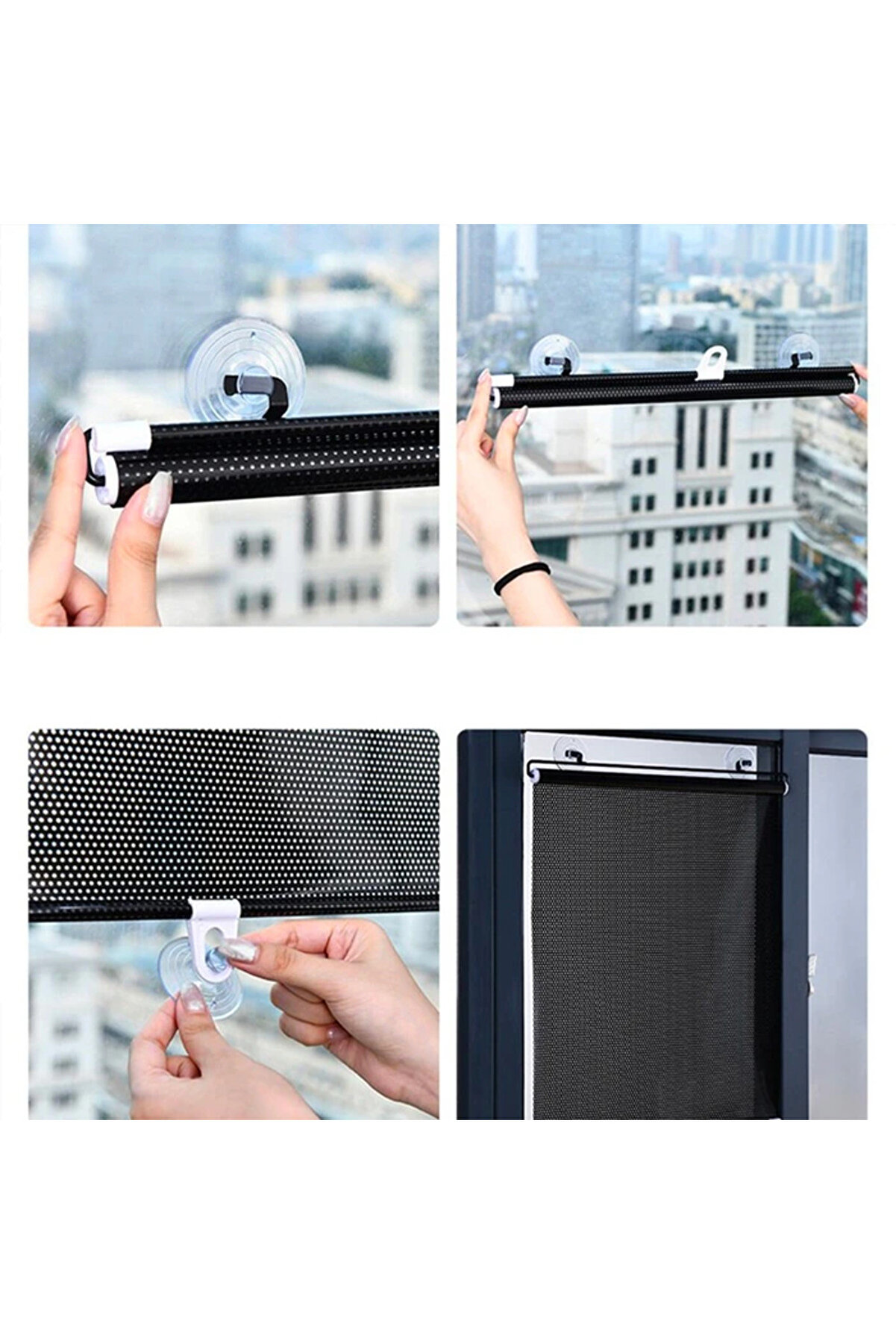 Araba Araç İçi̇ Katlanabi̇li̇r Araç Oto Ön Cam Güneşli̇k Branda 58X125Cm-(1903 - Dropx5623-4709