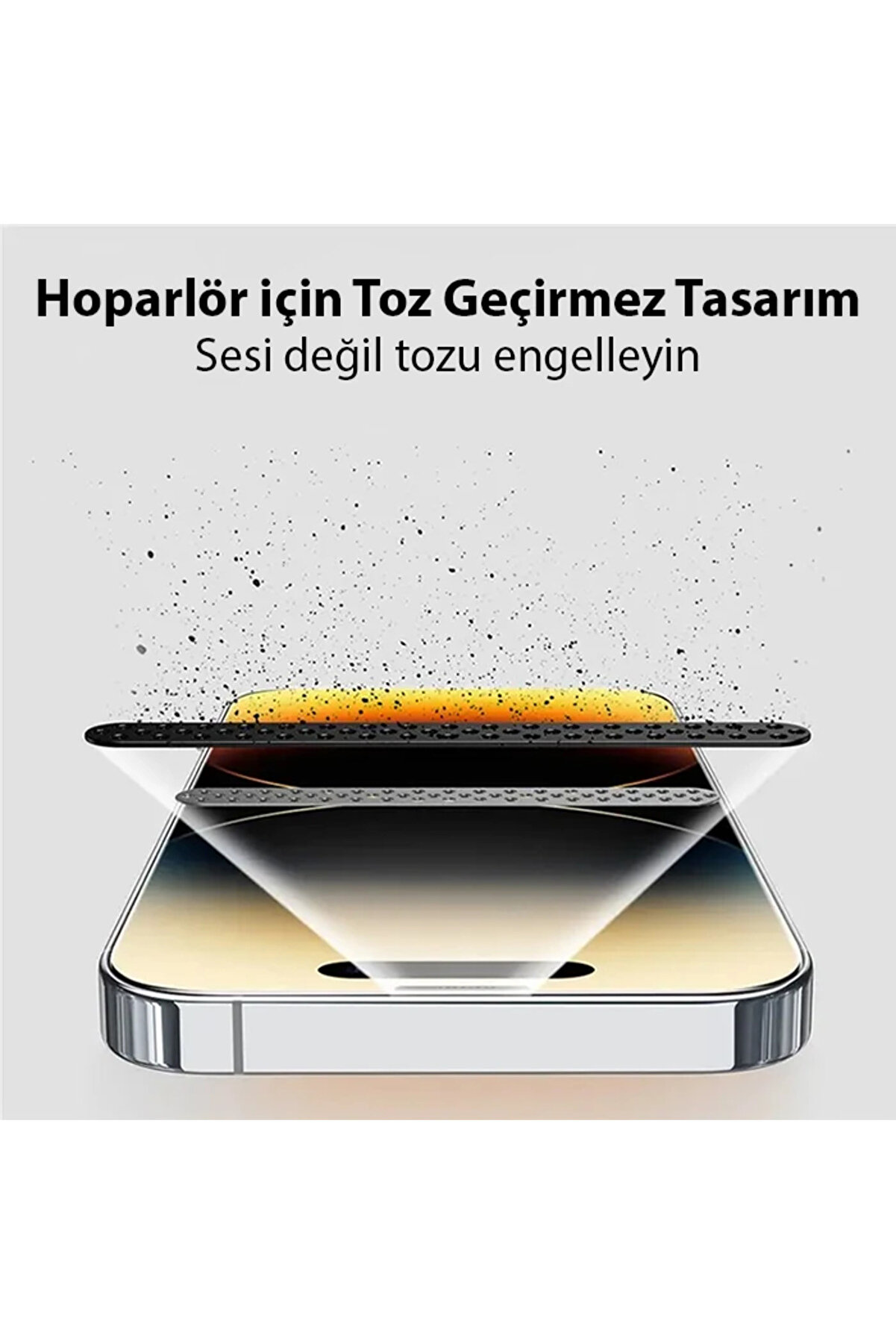 Corni̇ng İphone 15 Full Koruma Eye-Protecti̇on Tempered Cam Ekran Koruyucu-(1903) - Dropx7032-4680