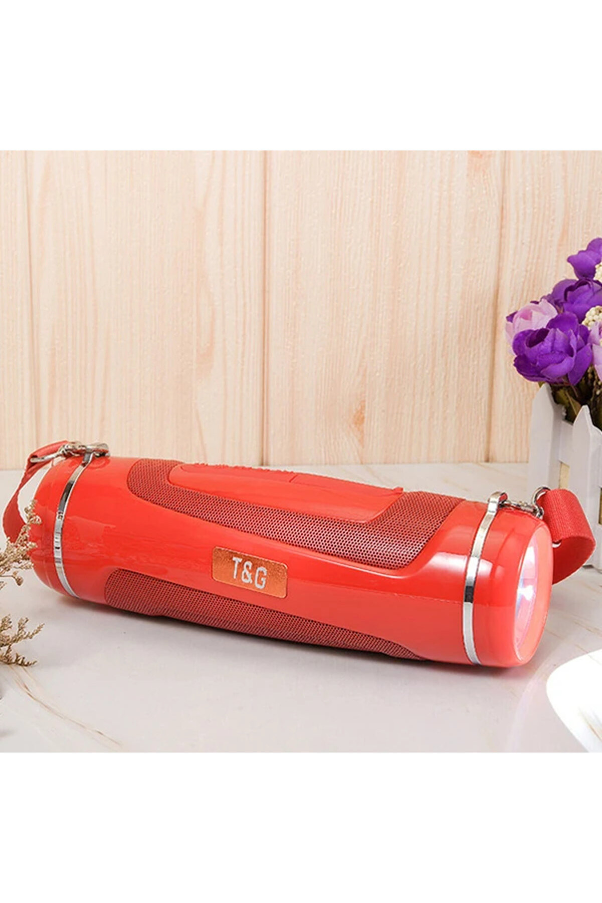 gizmurstore T&G TG601 Kablosuz Bluetooth 5.0 Speaker Hoparlör+El Feneri-(5775) - GMS1308-6270