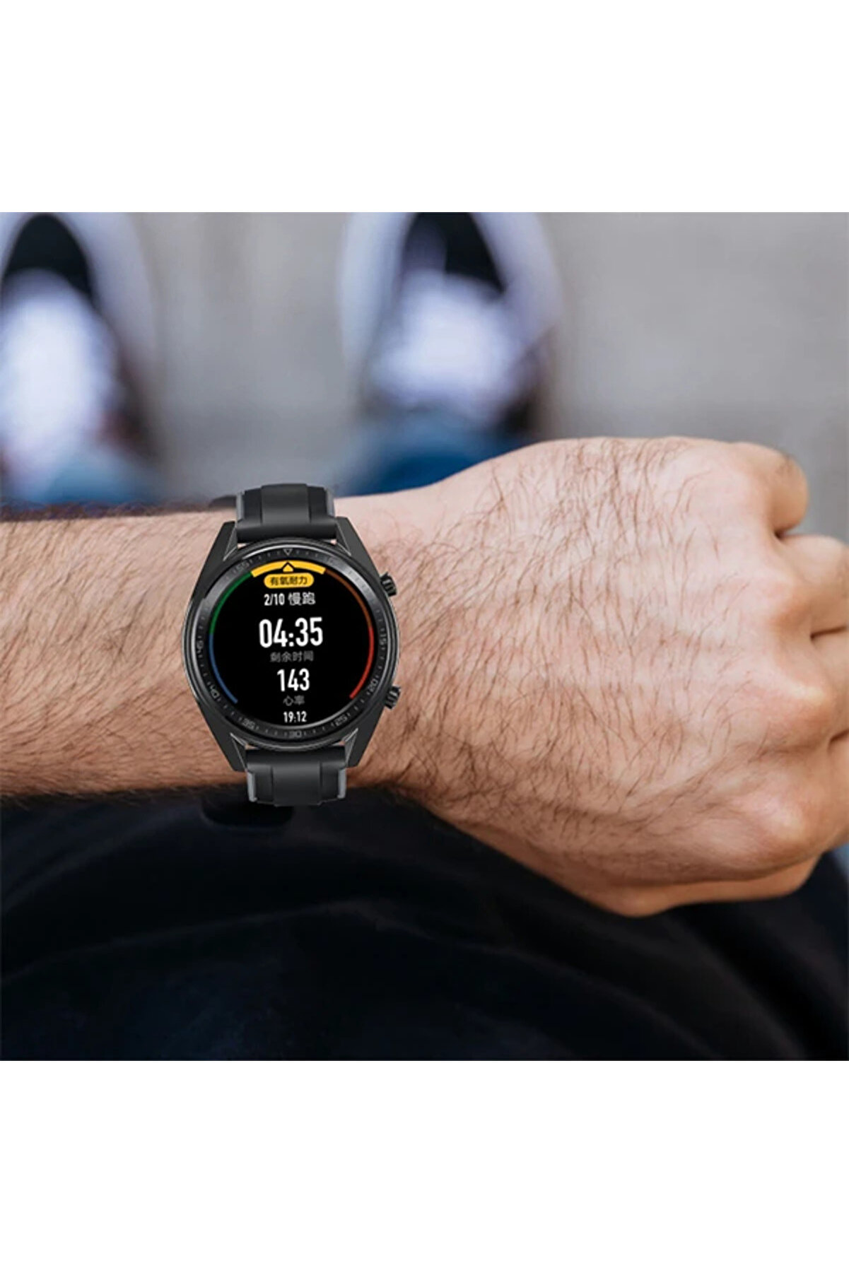 Huawei̇ Watch Gt1 46Mm Bumper Koruyucu Si̇li̇kon Kılıf-(1903) - Dropx9367-7762