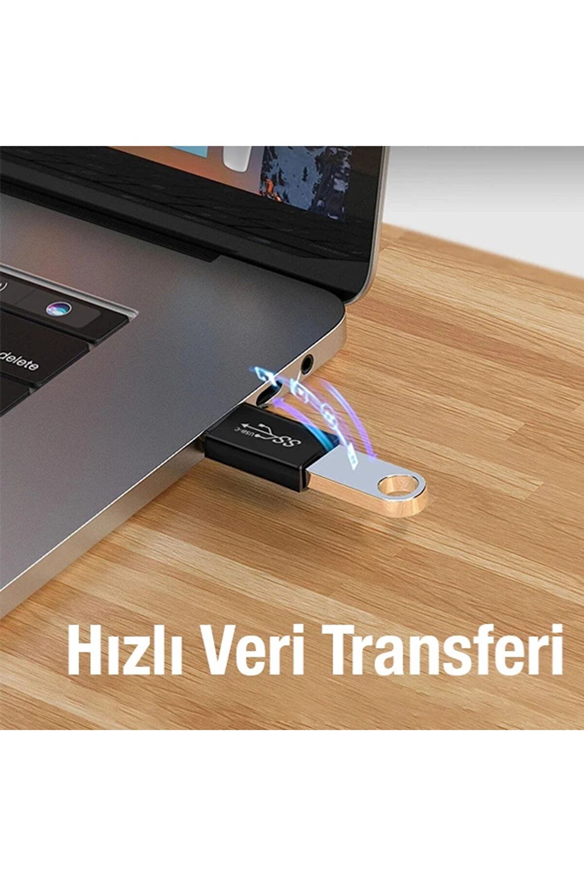 Ally Di̇şi̇ Usb To Type-C Otg Çevi̇ri̇ci̇ Dönüştürücü Adaptör-(5775) - Gms7583-5746