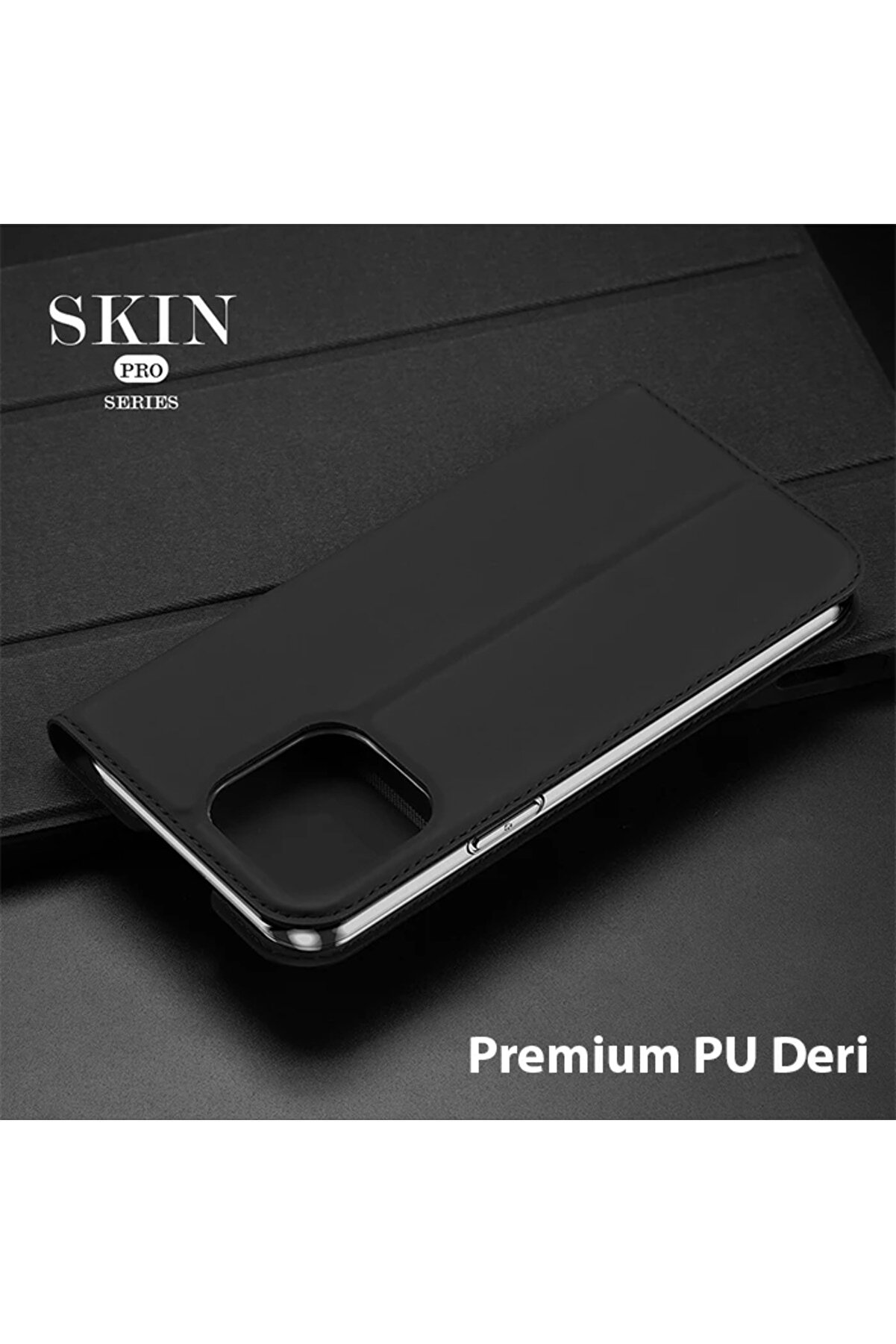 Dux Duci̇s İphone 14 Pro 6.1 Kılıf Ski̇n Pro Seri̇es Fli̇p Cover Kapaklı Kılıf-(577 - Gms4171-6865