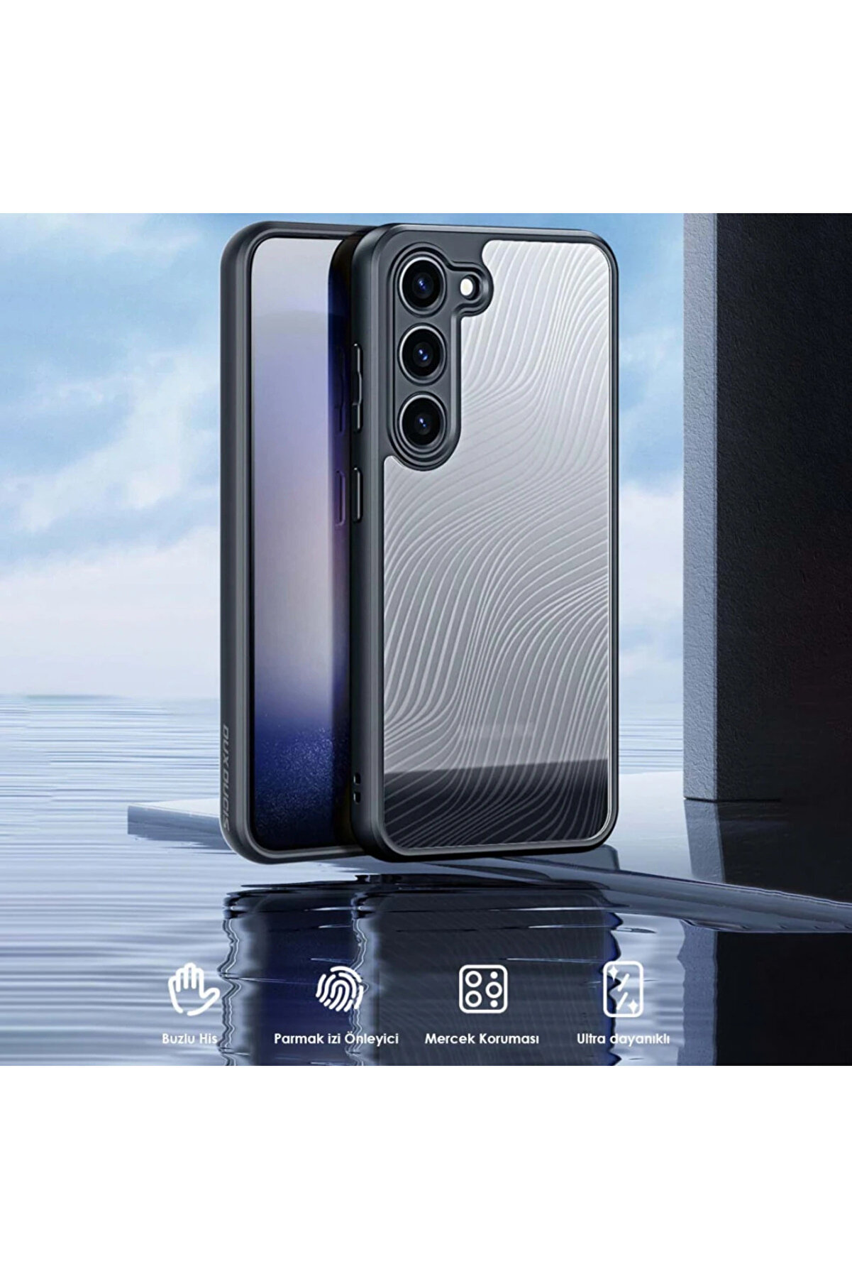 Dux Duci̇s Sm Galaxy S23 Plus Ai̇mo Seri̇es Premi̇um Buzlu Sert Pc-Tpu Kılıf-(5775) - Gms4569-4626