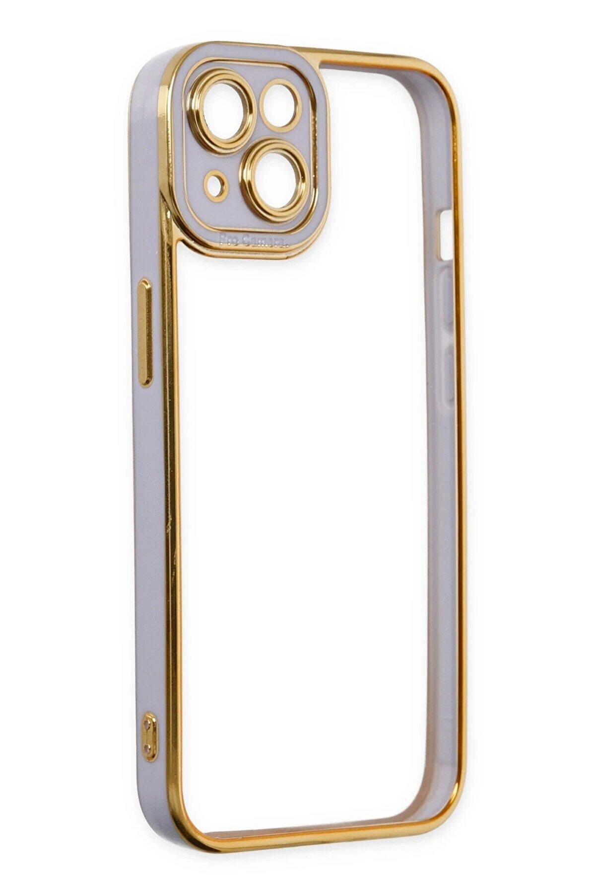 İphone 14 Plus Kılıf Li̇va Lens Si̇li̇kon - Li̇la - Dropx1905-5964