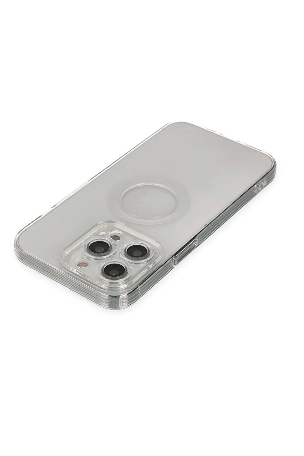 İphone 14 Pro Kılıf Santa Lens Si̇li̇kon - Şeffaf - Dropx6660-8006