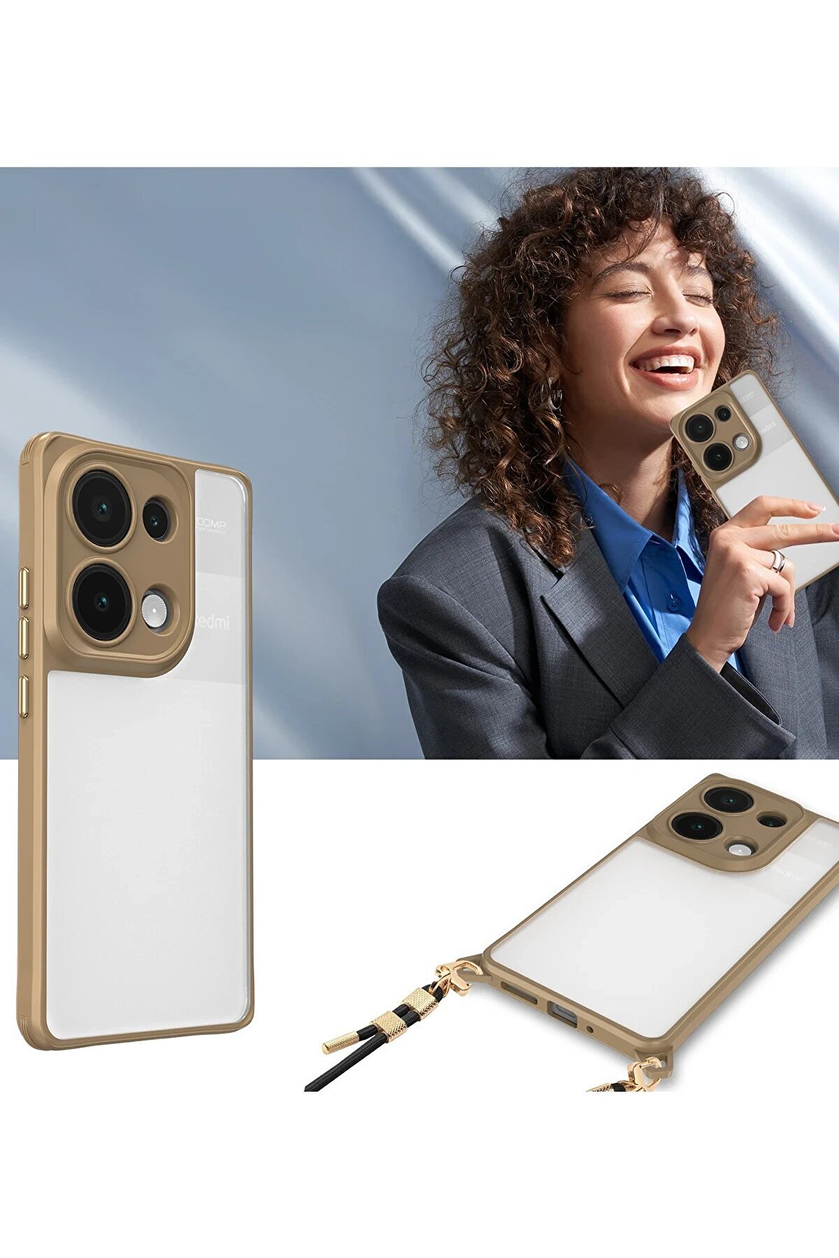 Xi̇aomi̇ Redmi̇ Note 13 Pro 4G Kılıf Penta Si̇li̇kon Kılıf - Si̇yah - Dropx9899-7833