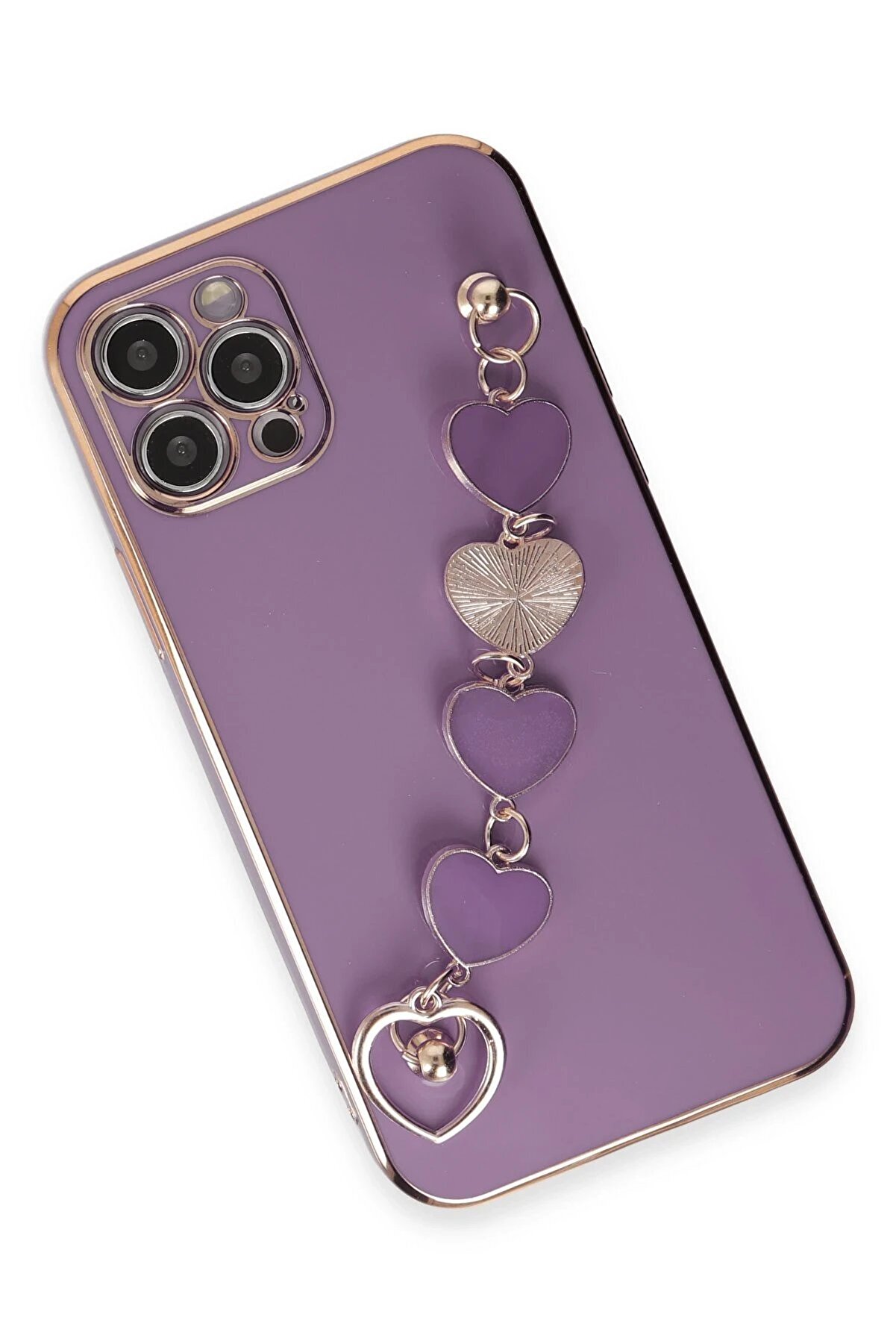 İphone 12 Pro Max Kılıf Esi̇la Si̇li̇kon - Mor - Dropx6459-8928