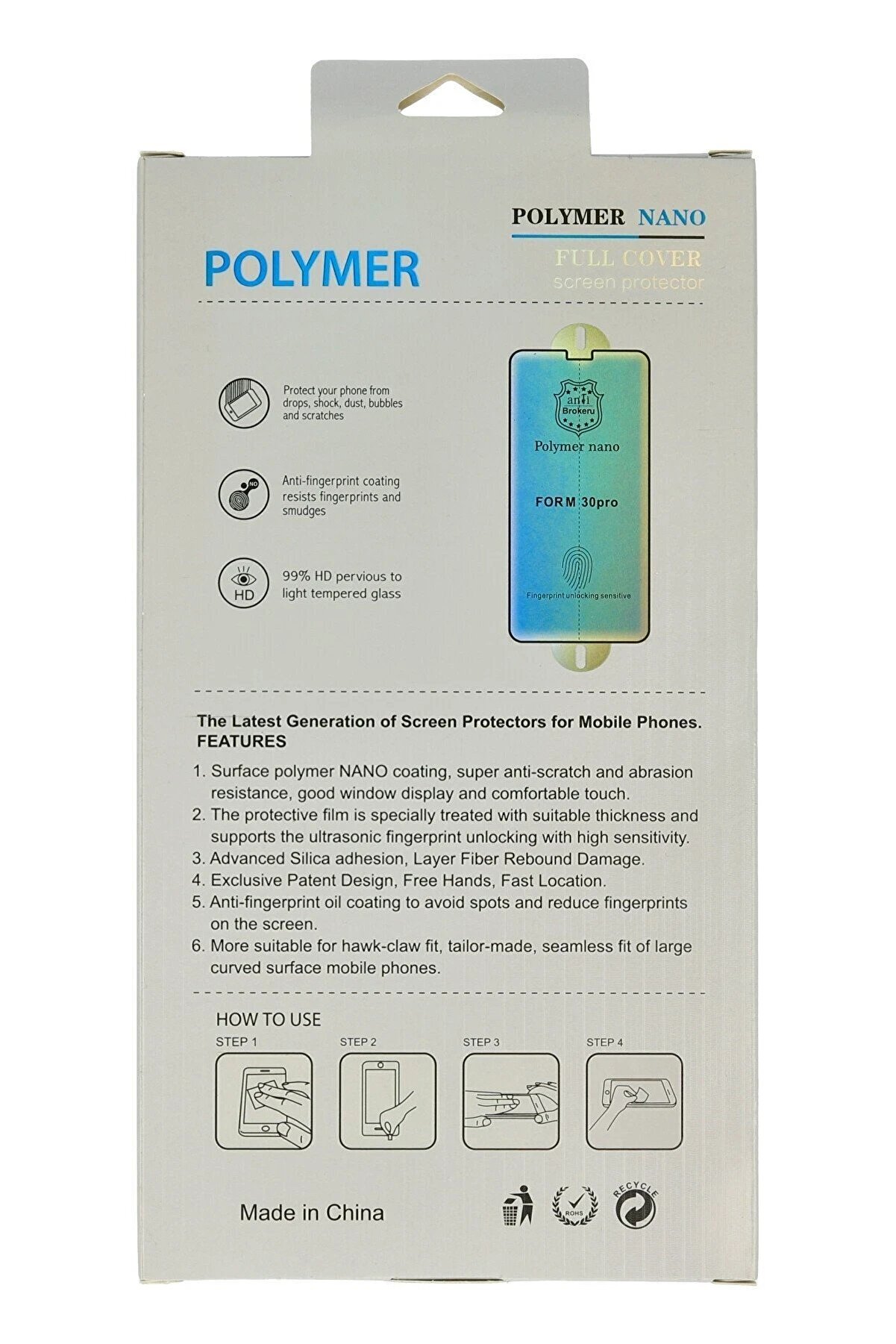Samsung Galaxy S24 Plus Polymer Nano Ekran Koruyucu - Dropx8266-6742