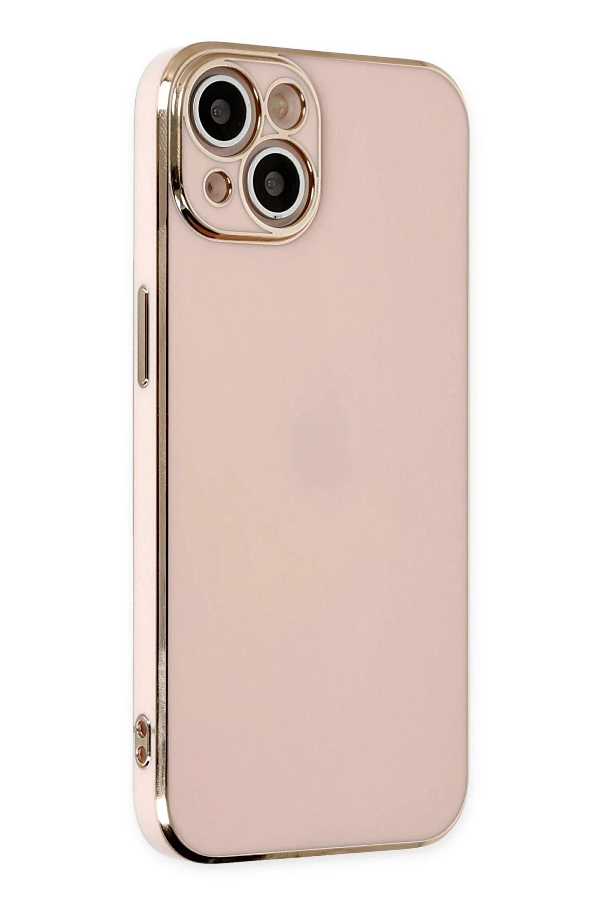 Toptan Bulurum iPhone 14 Kılıf Volet Silikon - Pembe