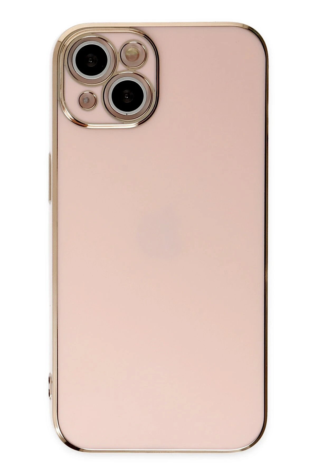 İphone 14 Kılıf Volet Si̇li̇kon - Pembe