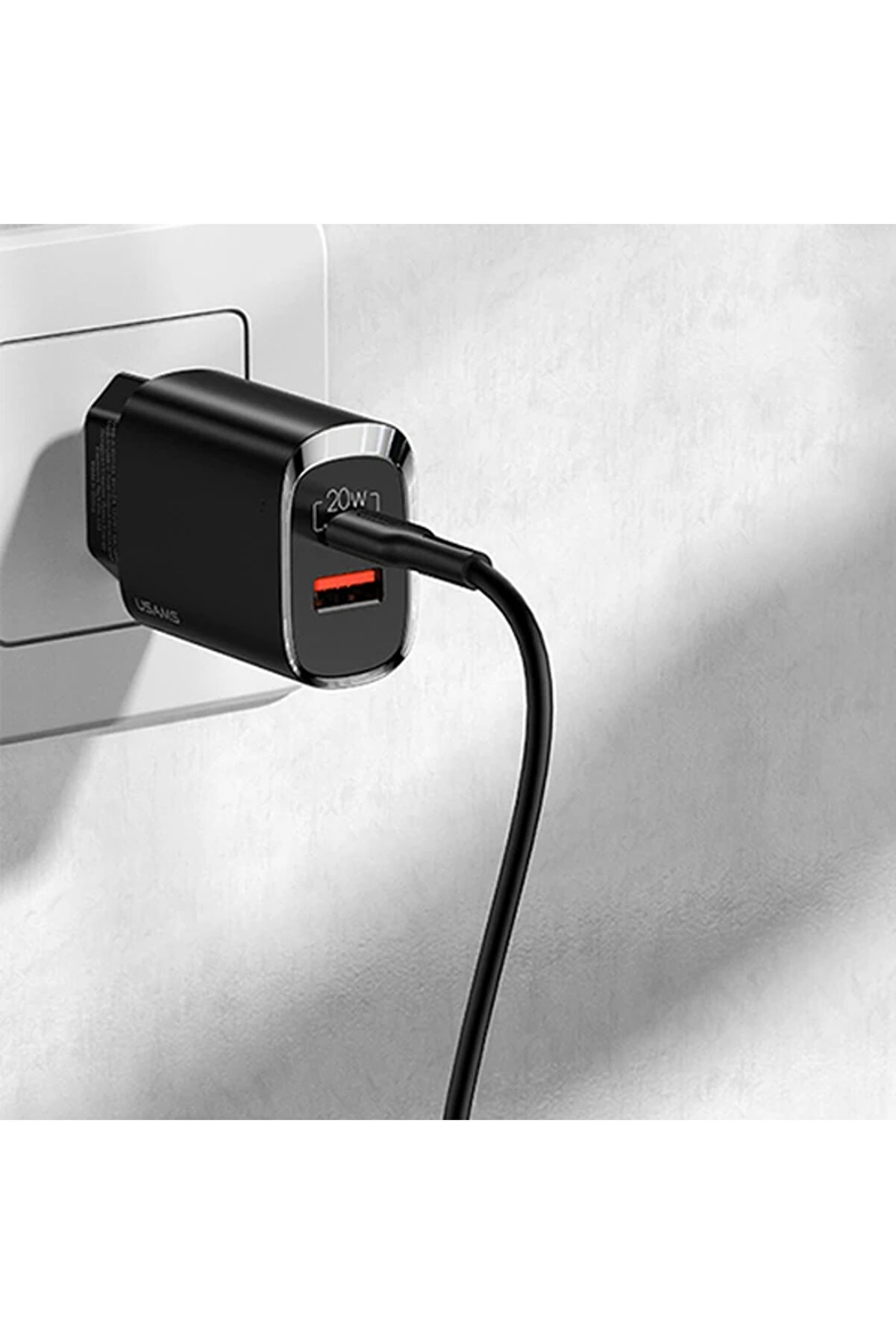 Usams İphone 20W Qc3.0 + Pd3.0 Hızlı Şarj Başlık Us-Cc121 T35-(1903) - Brh027214-2520