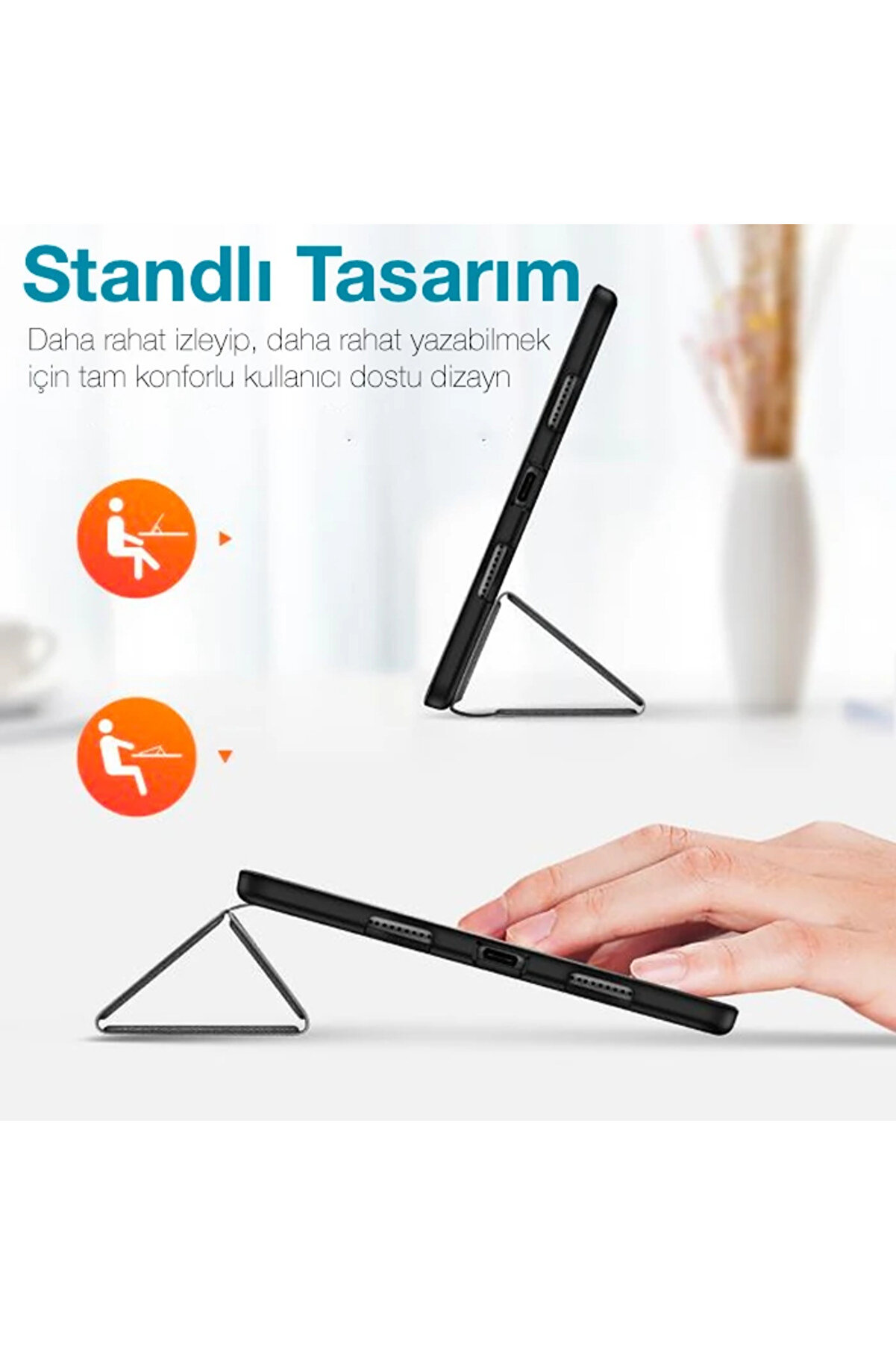 Dux Ducıs Huawei̇ Matepad T8 - C3 Mıknatıslı Kılıf Domo Seri̇es-(5775) - Gms1954-2244