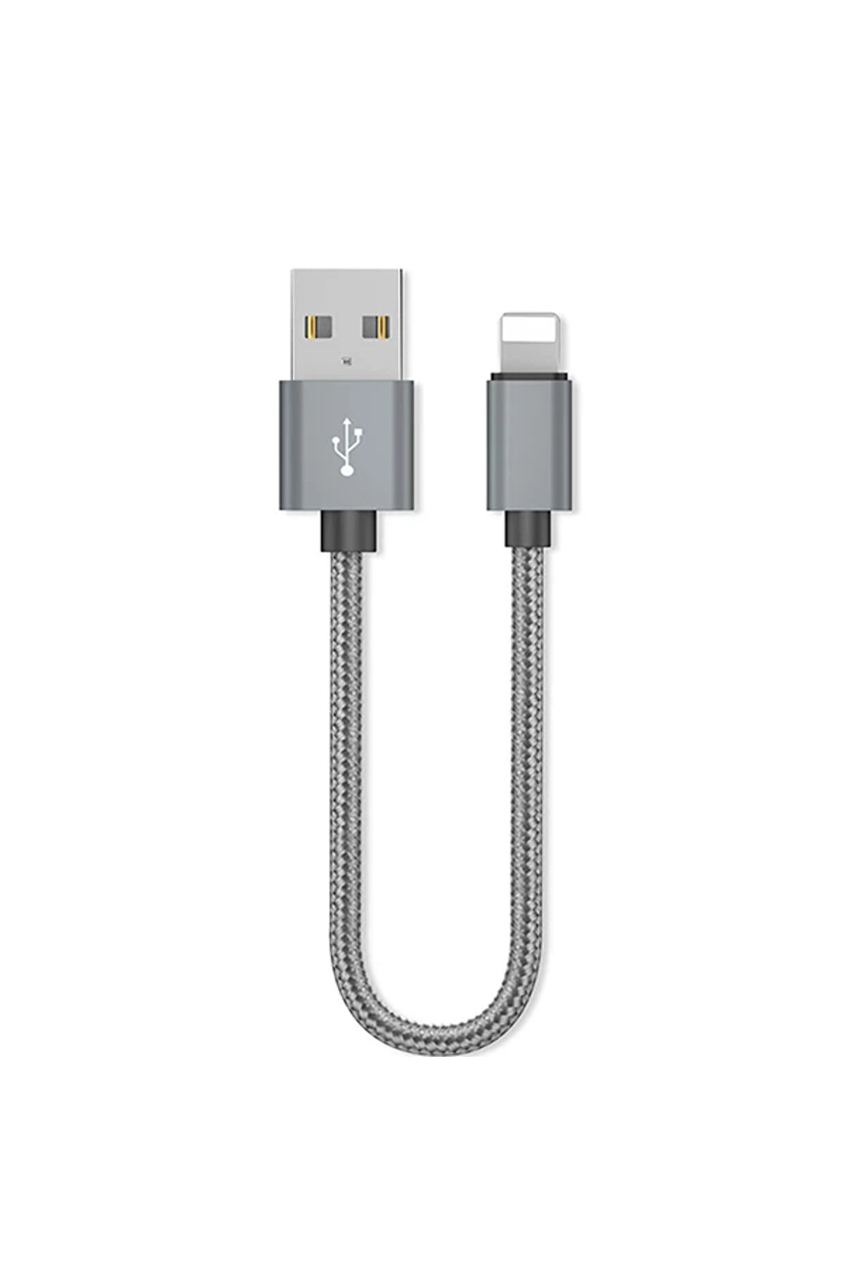 Ally İphone İos 3.0A Hızlı Şarj Halat Usb Kablo 20Cm-(5775) - Gms6226-7494