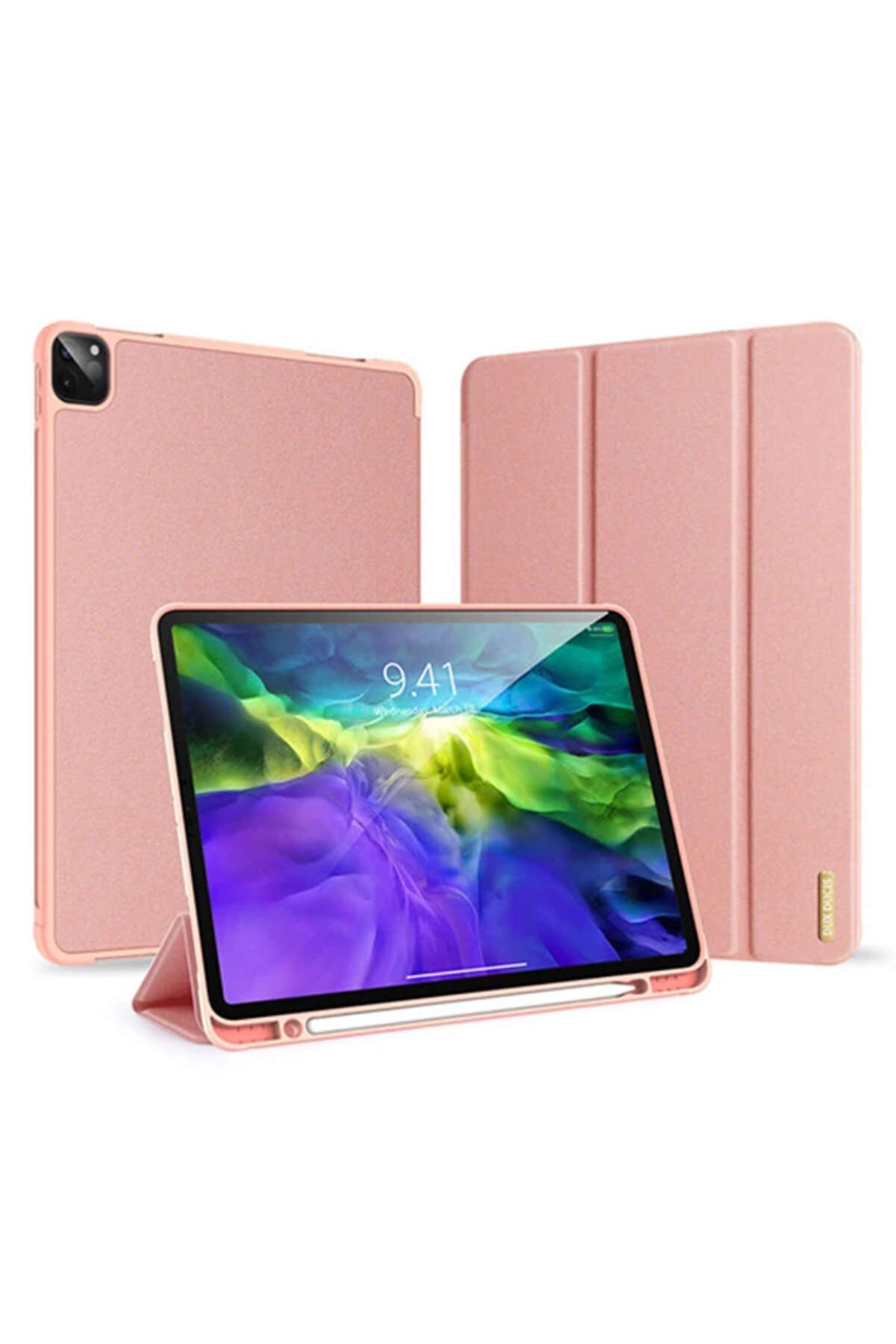 Dux Duci̇s İpad Pro 12.9 (2021-2020-2018 )Kılıf Kalem Yerli̇ Soft Tpu Mıknatı - Dropx3452-7285