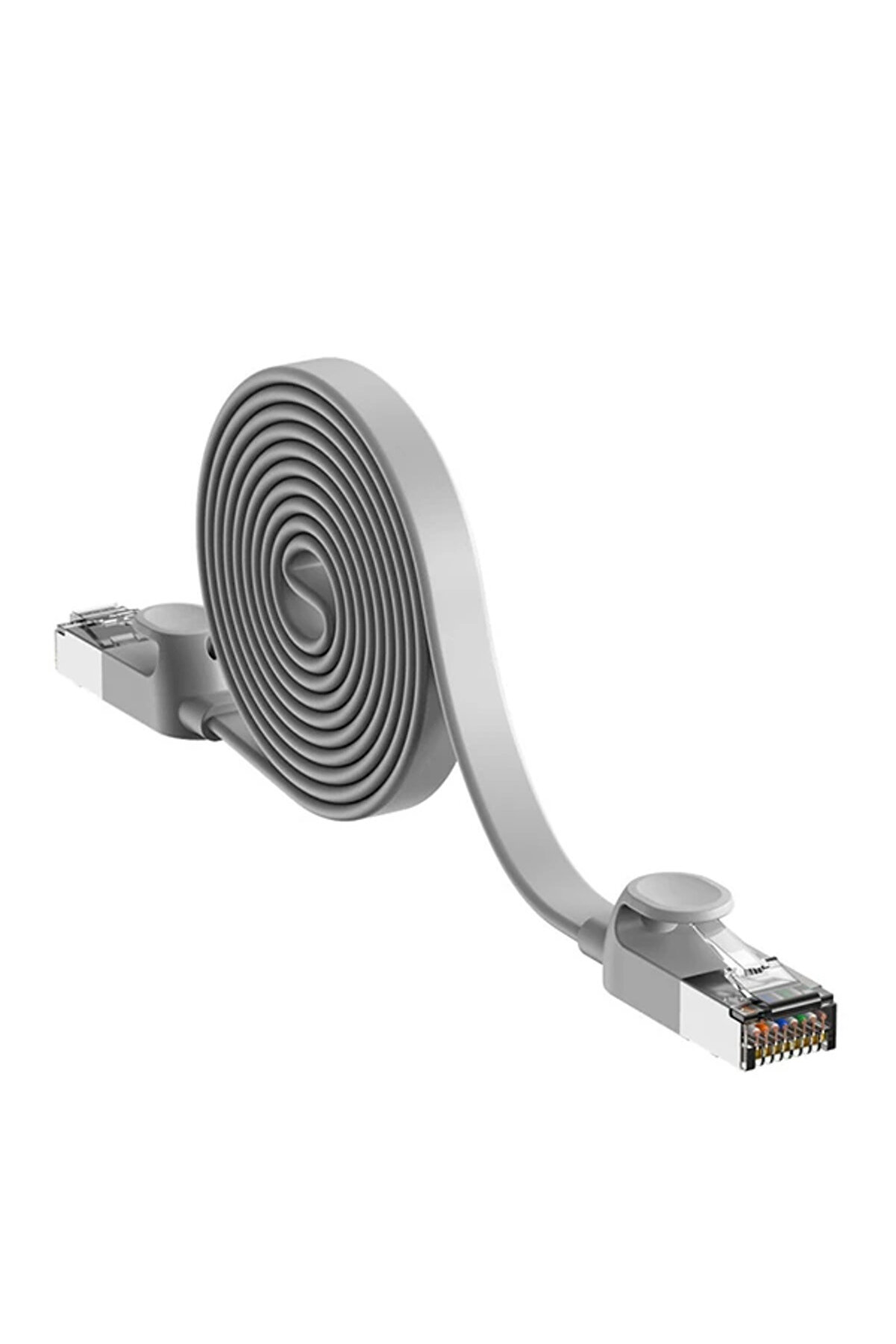 Hi̇gh Speed Si̇x Types Of Rj45 Gi̇gabi̇t Ethernet Kablosu (Round Cable)15Metre-(1903 - Dropx3295-4200