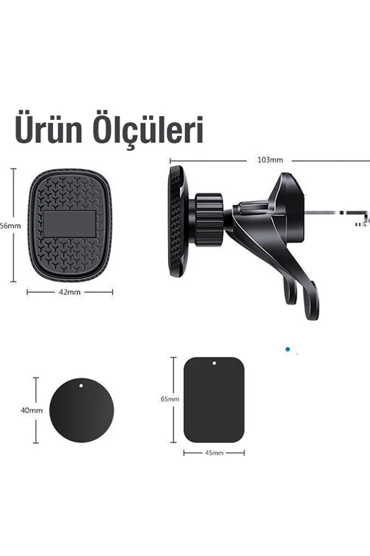 Ally Oto Ara&ccedil; Havalandırma Kli̇ma B&ouml;lmesi̇ Manyeti̇k Ara&ccedil; İ&ccedil;i̇ Telefon Tutucu-( - Dropx9106-4210