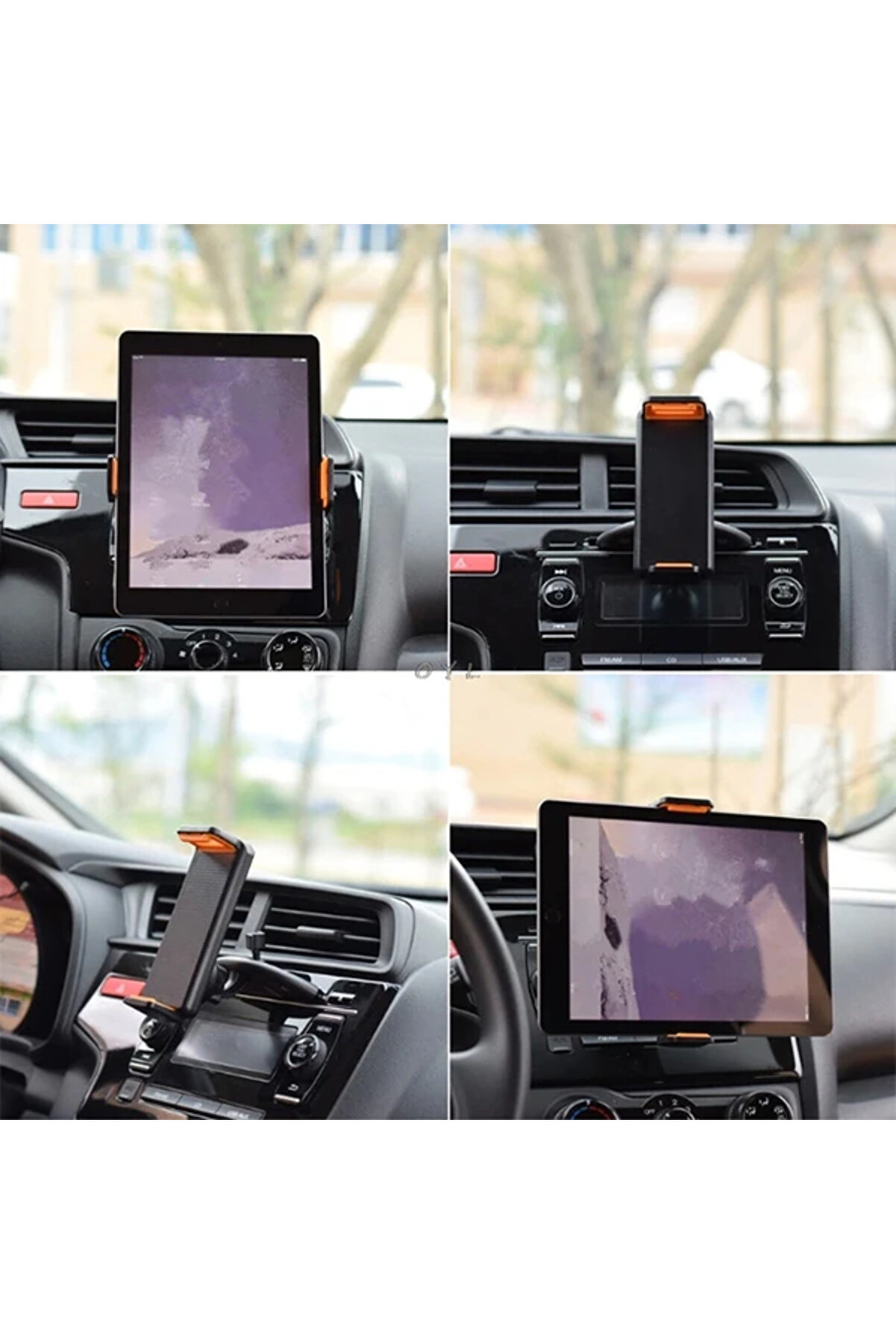 Ally 360 Döner Araç Cd Yuvası Tablet Tutucu Büyük Ekran Tutucu 11.50-19Cm-( - Dropx7657-3375