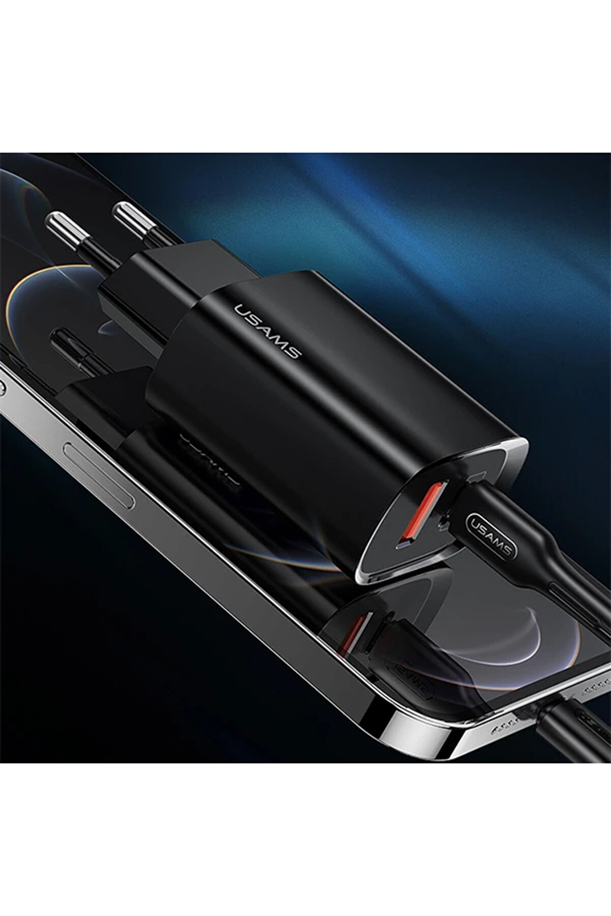 Usams İphone 20W Qc3.0 + Pd3.0 Hızlı Şarj Başlık Us-Cc121 T35-(1903) - Brh027214-2520