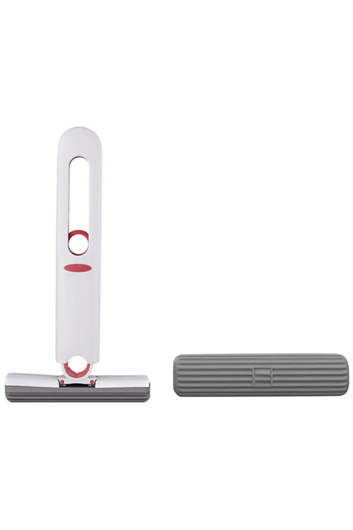 TEKNOCEP mrpurple EZERE Çok Amaçlı Mini tezgah üstü Paspas Mini Mop + 2 Yedek Uç-(5775)