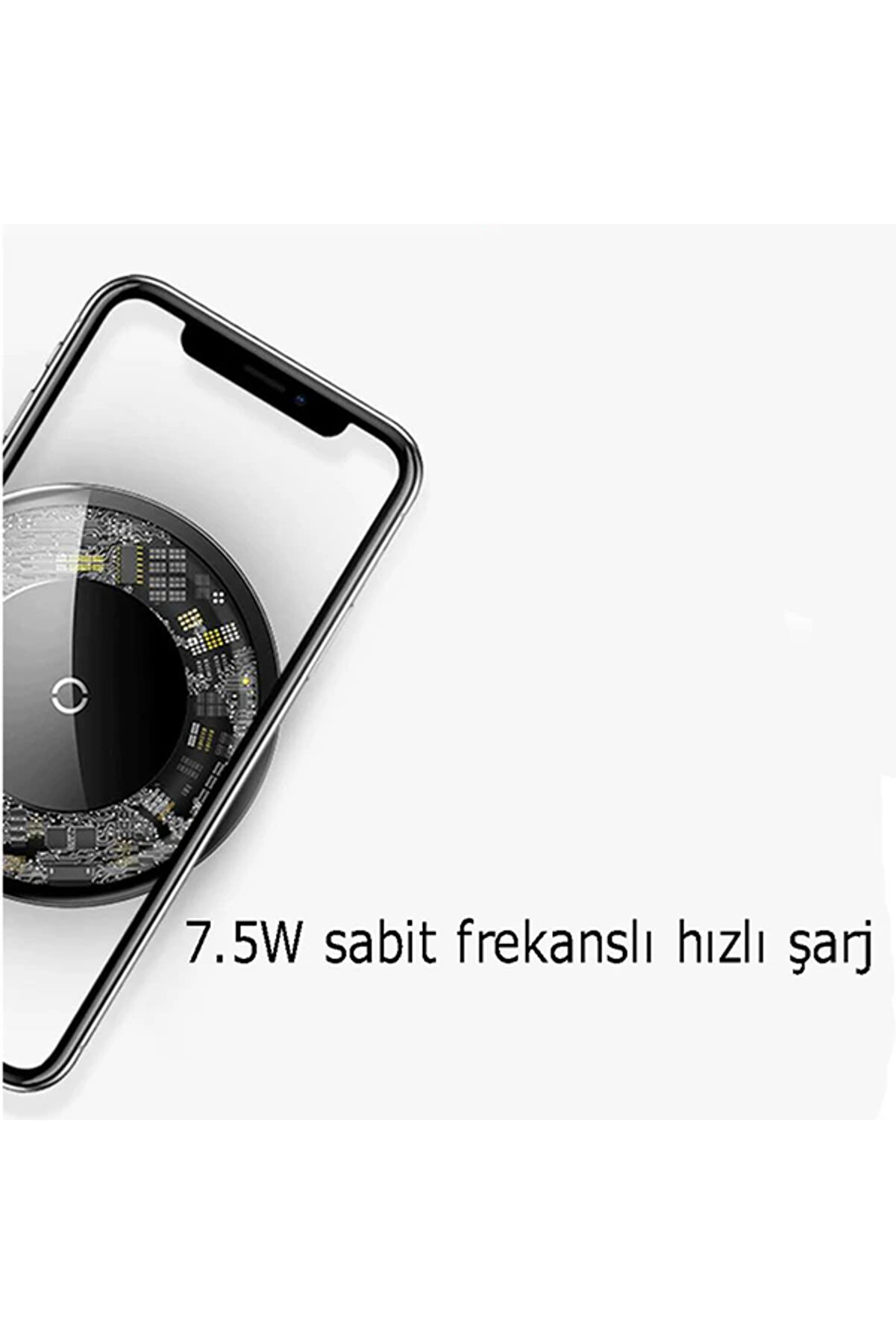 Si̇mple Kri̇stal 10W Qi̇ Wi̇reless Kablosuz Hızlı Şarj-(1903) - Dropx6593-4467