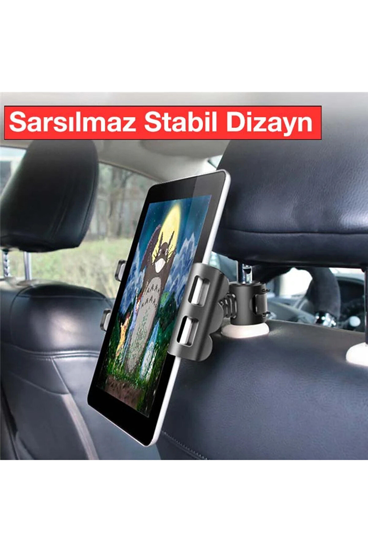 Ally Uni̇versal Uyumlu Araç Arka Koltuk Tablet Ve Telefon Tutucu-(1903) - Dropx1236-5640