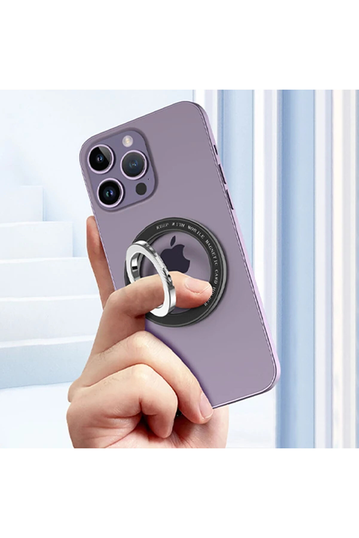 Ally Katlanabi̇li̇r Magsafe Mıknatıslı Cep Telefonu Standı Masaüstü Braketi̇- - Dropx6377-1836