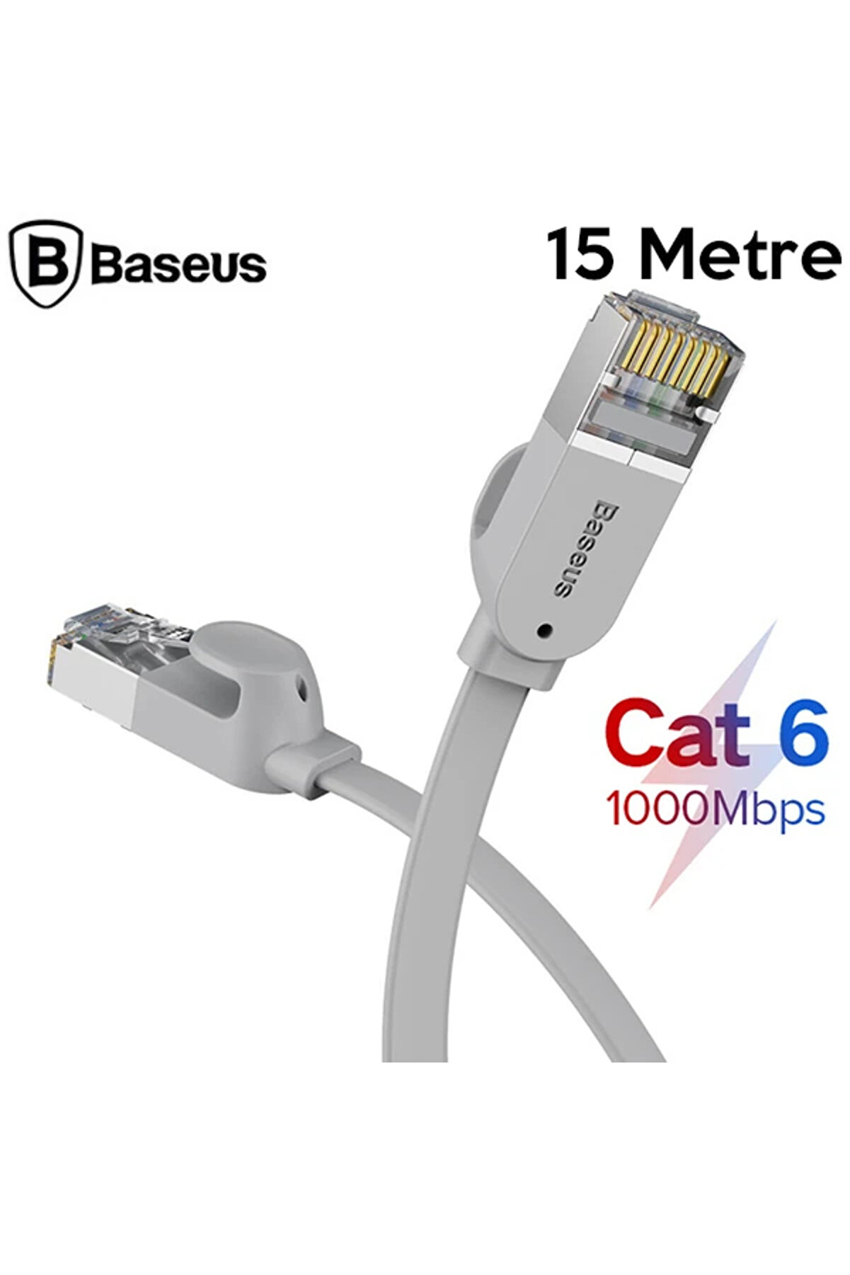 CepteToptan high Speed Six types of RJ45 Gigabit Ethernet kablosu (round cable)15metre-(1903 - DROPX3295-4200