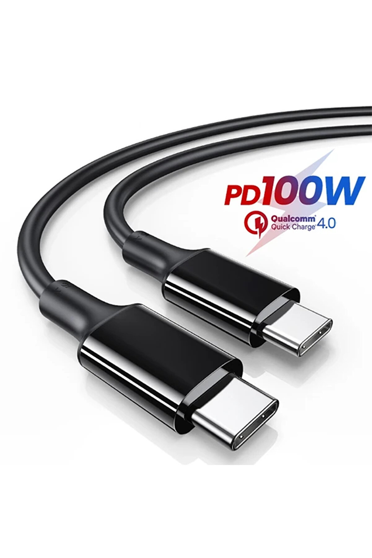 CepteToptan ALLY USB Type-C PD3.1 100W(20V-5A) Hızlı Veri Şarj Kablosu 1metre-(1903) - DROPX4089-4023