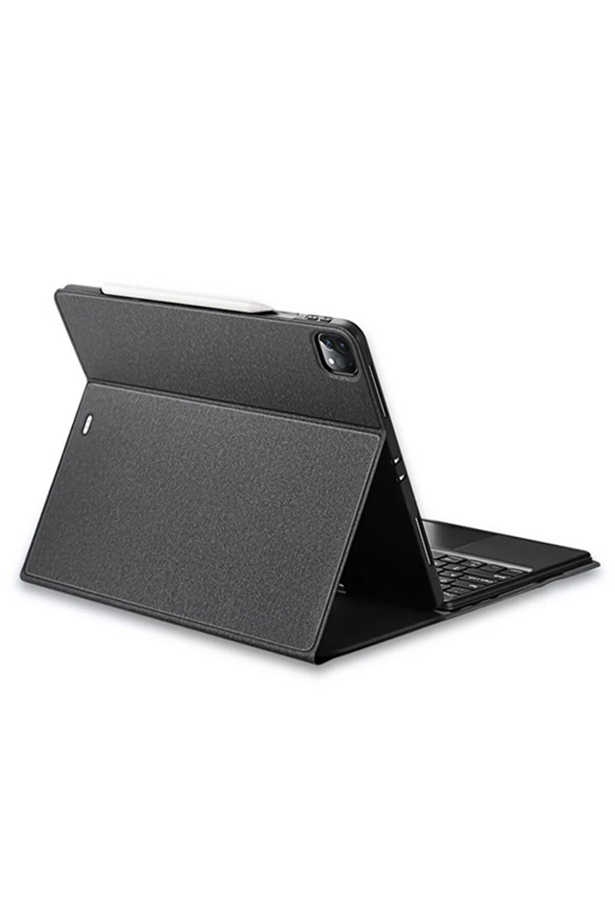 CepteToptan iPad Pro 12.9 (2020/2021/2022) Uyumlu TK Series Kablosuz Bluetooth Klavye Tou - DROPX4257-1116