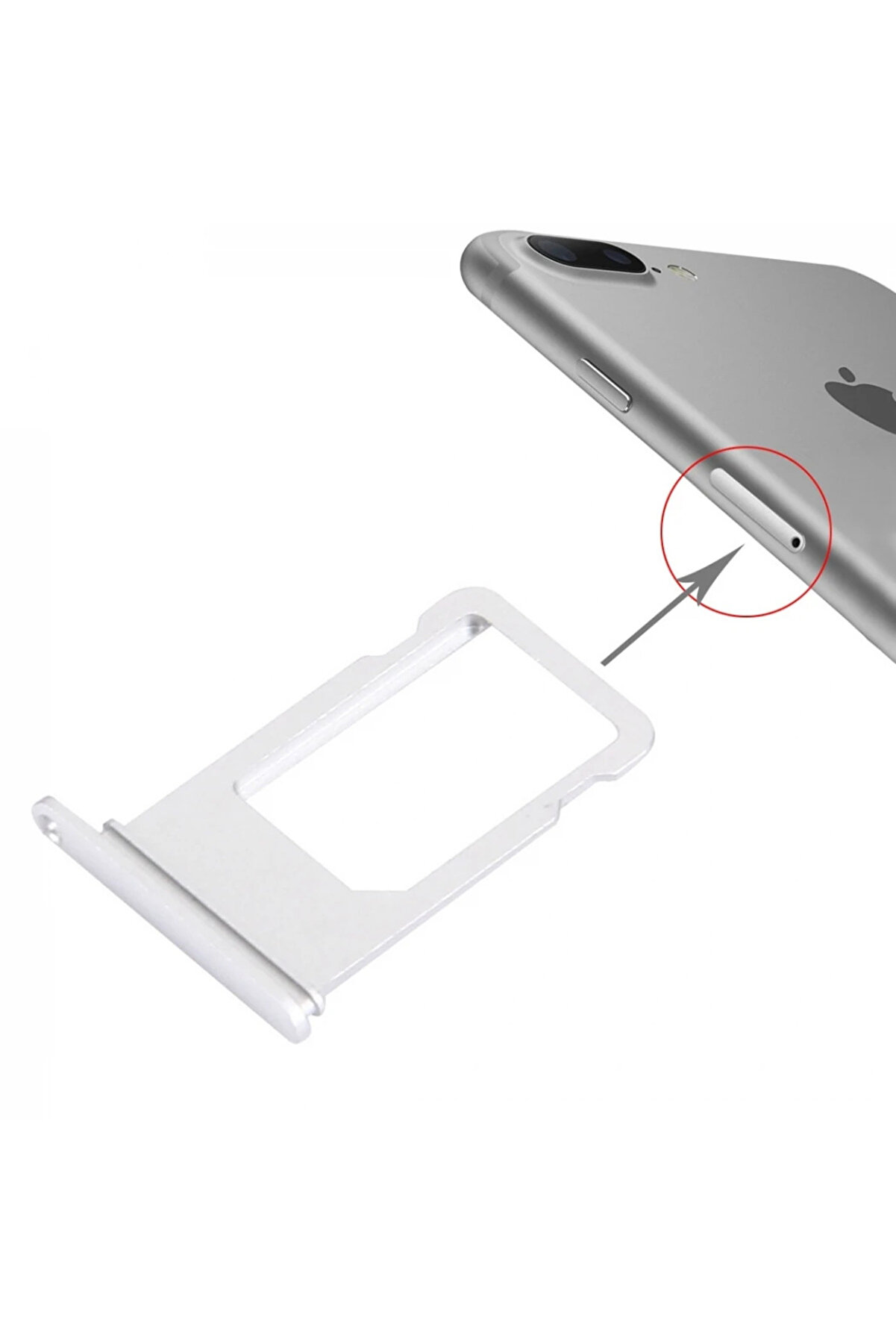 Apple İphone 7 Si̇m Kart Kapağı-(5775) - Gms7781-4192