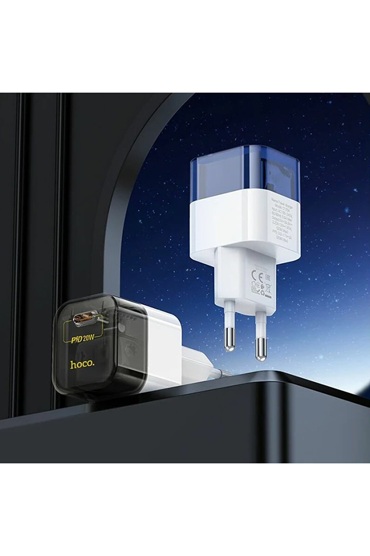 Hoco C131A Plati̇num Pd30W+Qc3.0 Gi̇ri̇şli̇ Hızlı Şarj Başlığı Ve Type-C To - Neo3168-3649