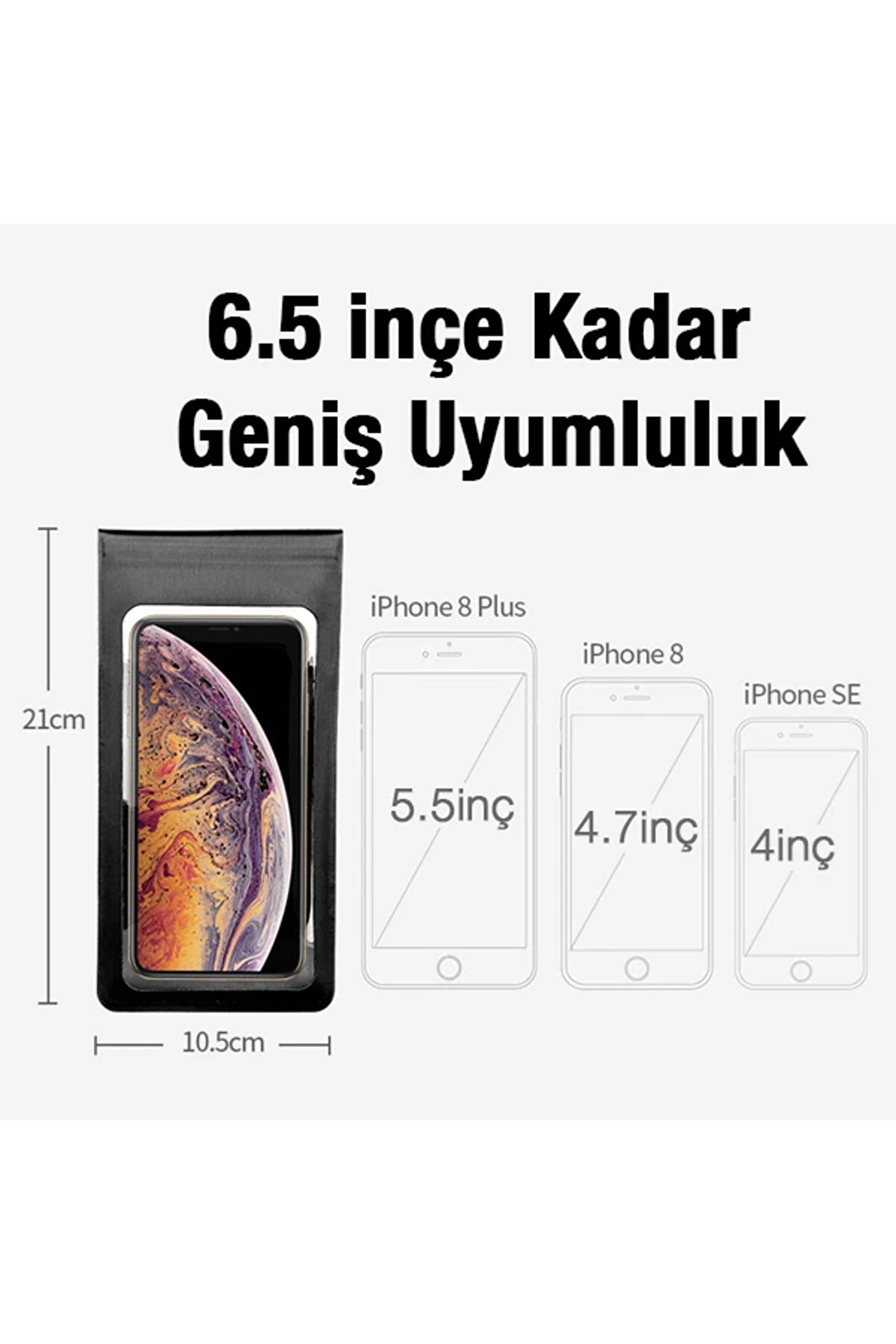 Mrpurple Ally F1-C Su Geçi̇rmez Bi̇si̇klet Gi̇don Telefon Tutucu-(5775)