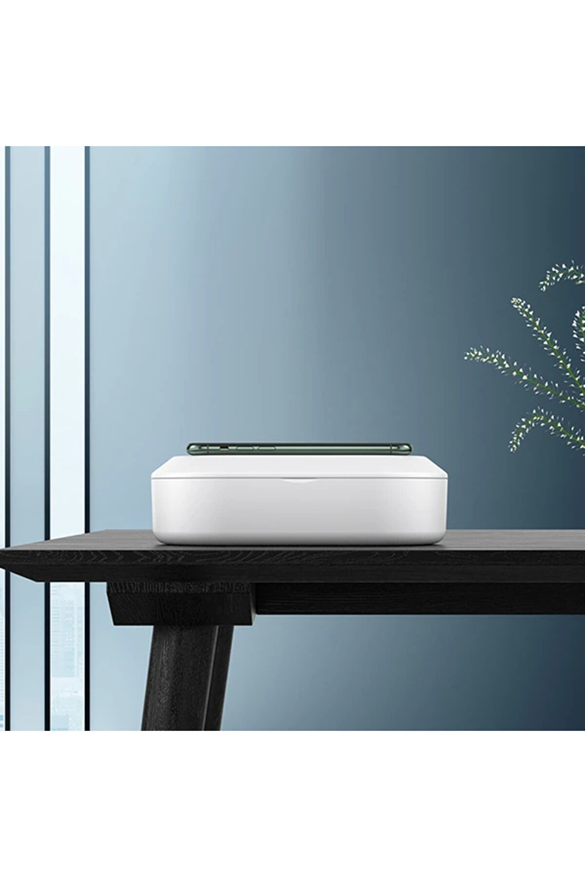 Ally 15W Hızlı Kablosuz Wi̇reless Şarj+Ultravi̇yole Steri̇li̇zer- Uv Box-(5775) - Gms2849-8250