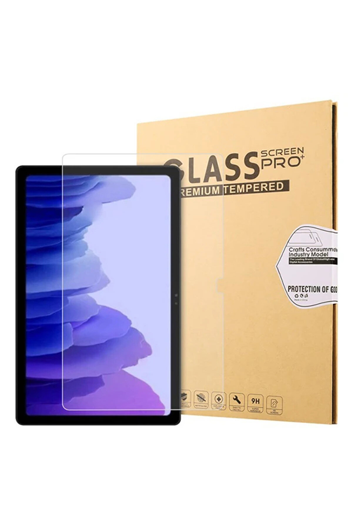 ShopB SM Galaxy Tab A7 10.4 (2020) T500/T505 Tempered Cam Ekran Koruyucu-(5775)