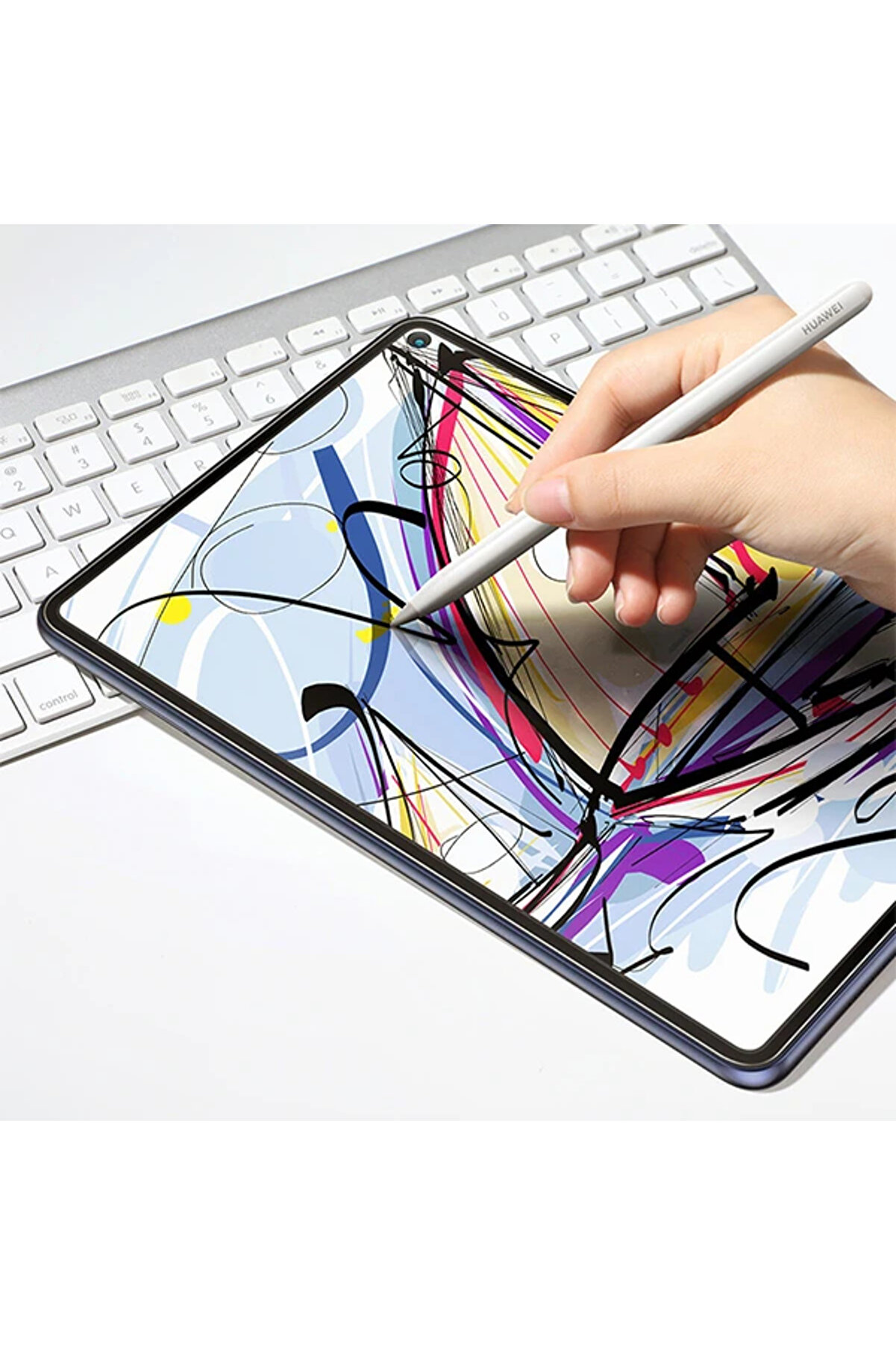 Matepad/5G 10.4 Paper Li̇ke Fi̇lm Pet Ekran Koruyucu Darbe Emi̇ci̇ Fi̇lm-(5775) - Gms7548-4468